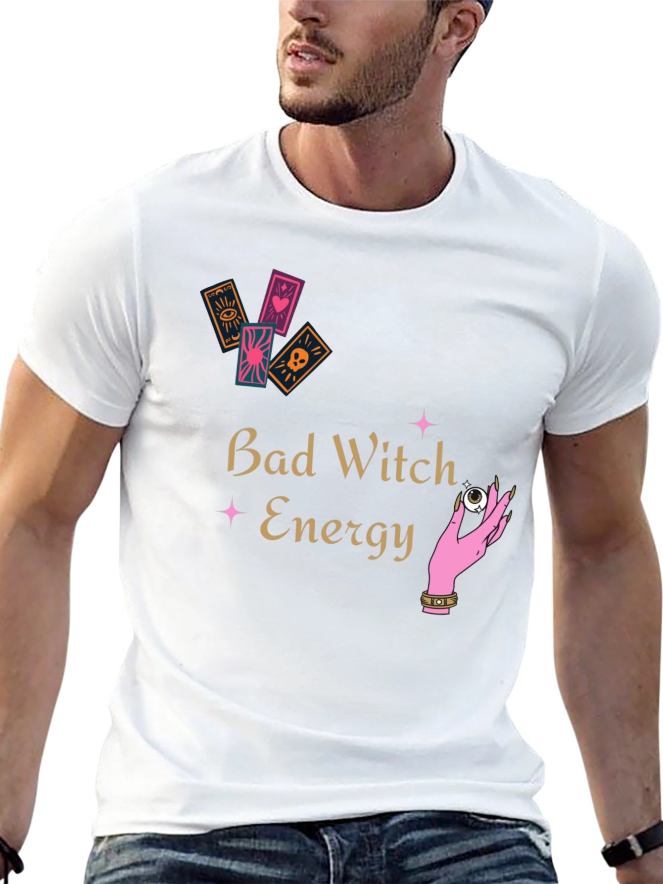 Bad Witch Energy Graphic Tee - Unisex Black T-Shirt