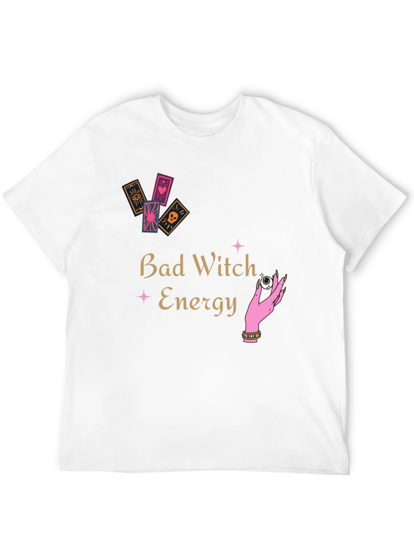 Bad Witch Energy Graphic Tee - Unisex Black T-Shirt