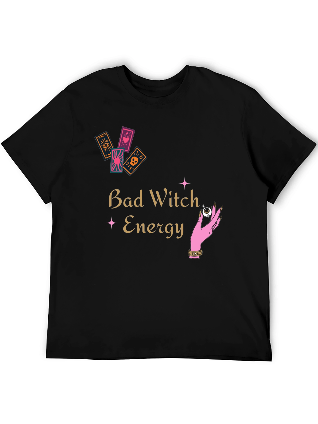 Bad Witch Energy Graphic Tee - Unisex Black T-Shirt