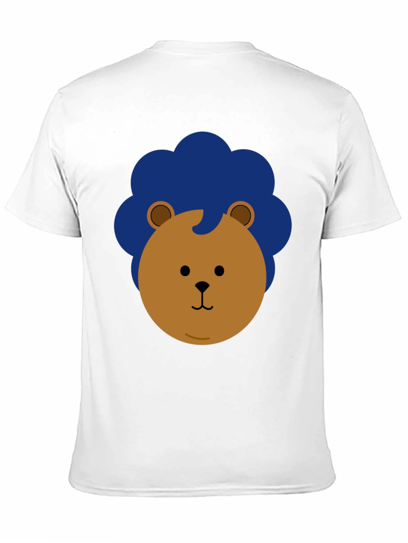 Lion Graphic Print Black Casual Tee