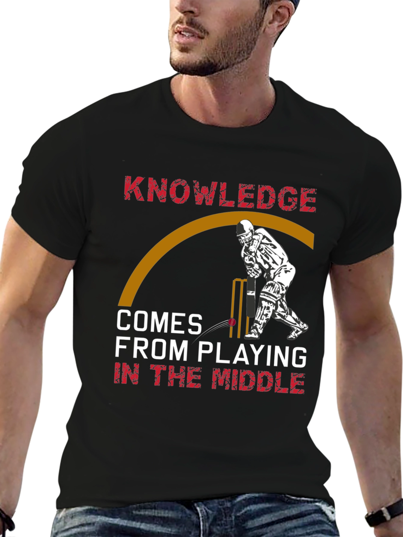 Cricket Knowledge Graphic T-Shirt