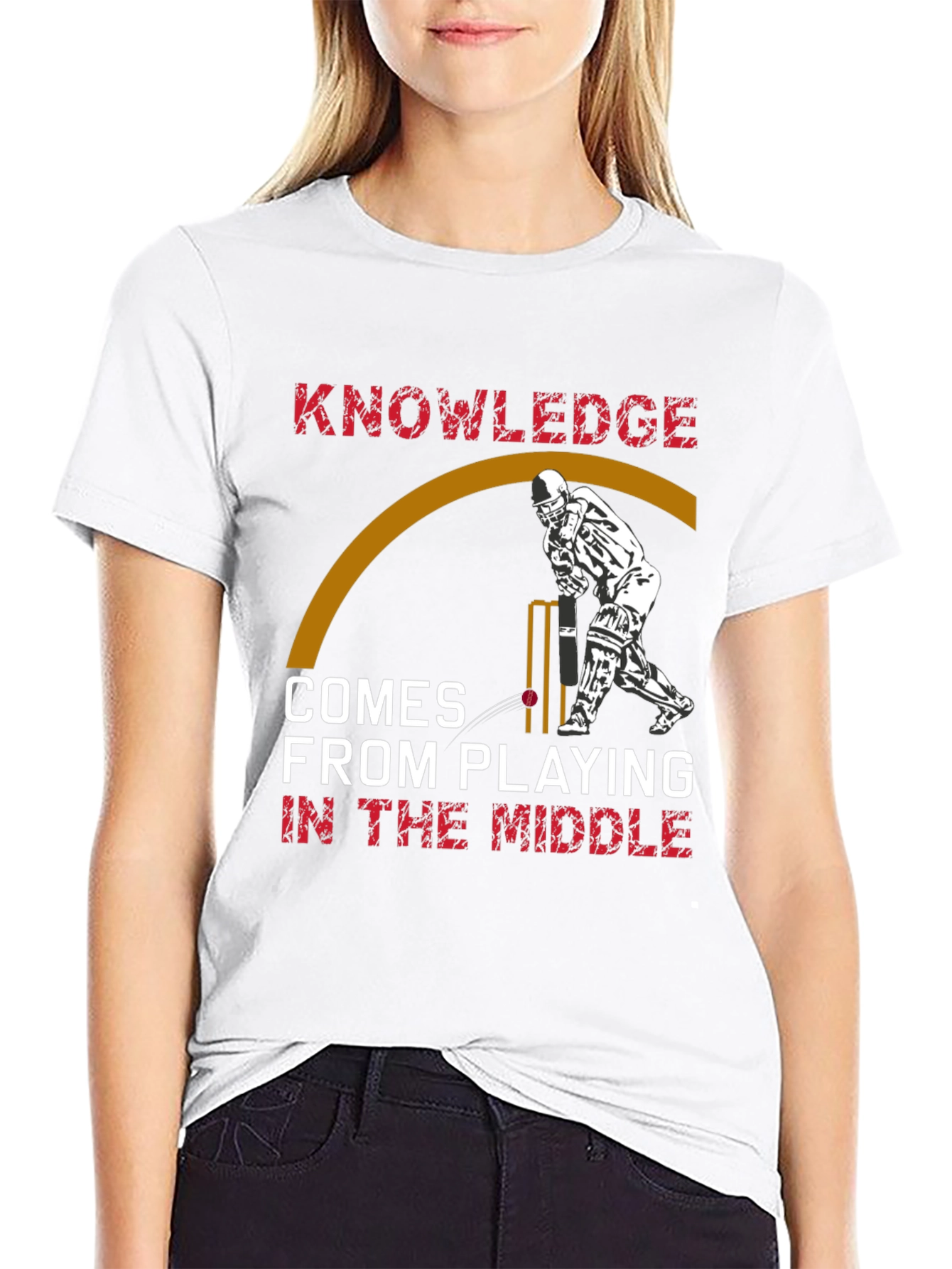 Cricket Knowledge Graphic T-Shirt