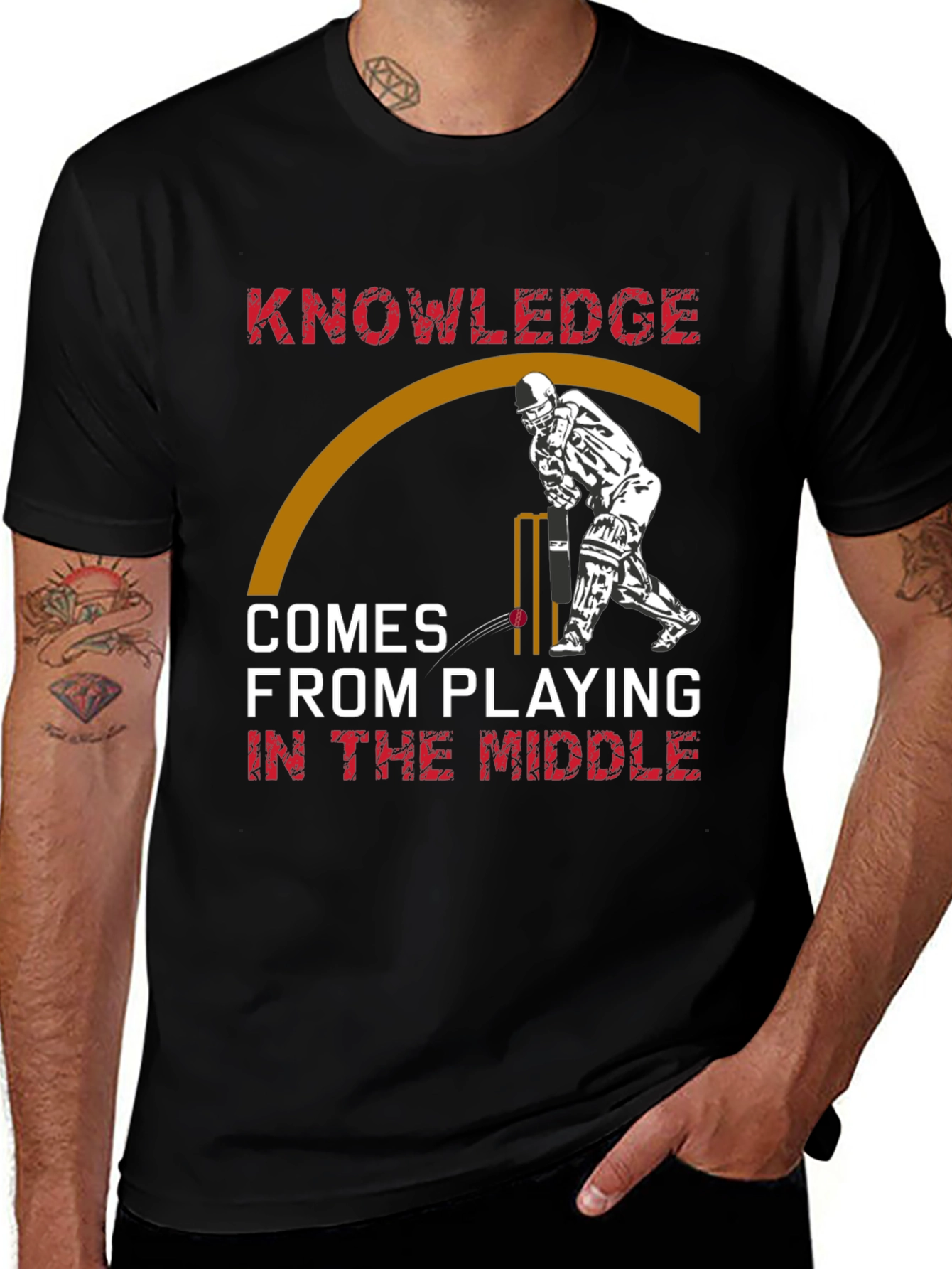 Cricket Knowledge Graphic T-Shirt
