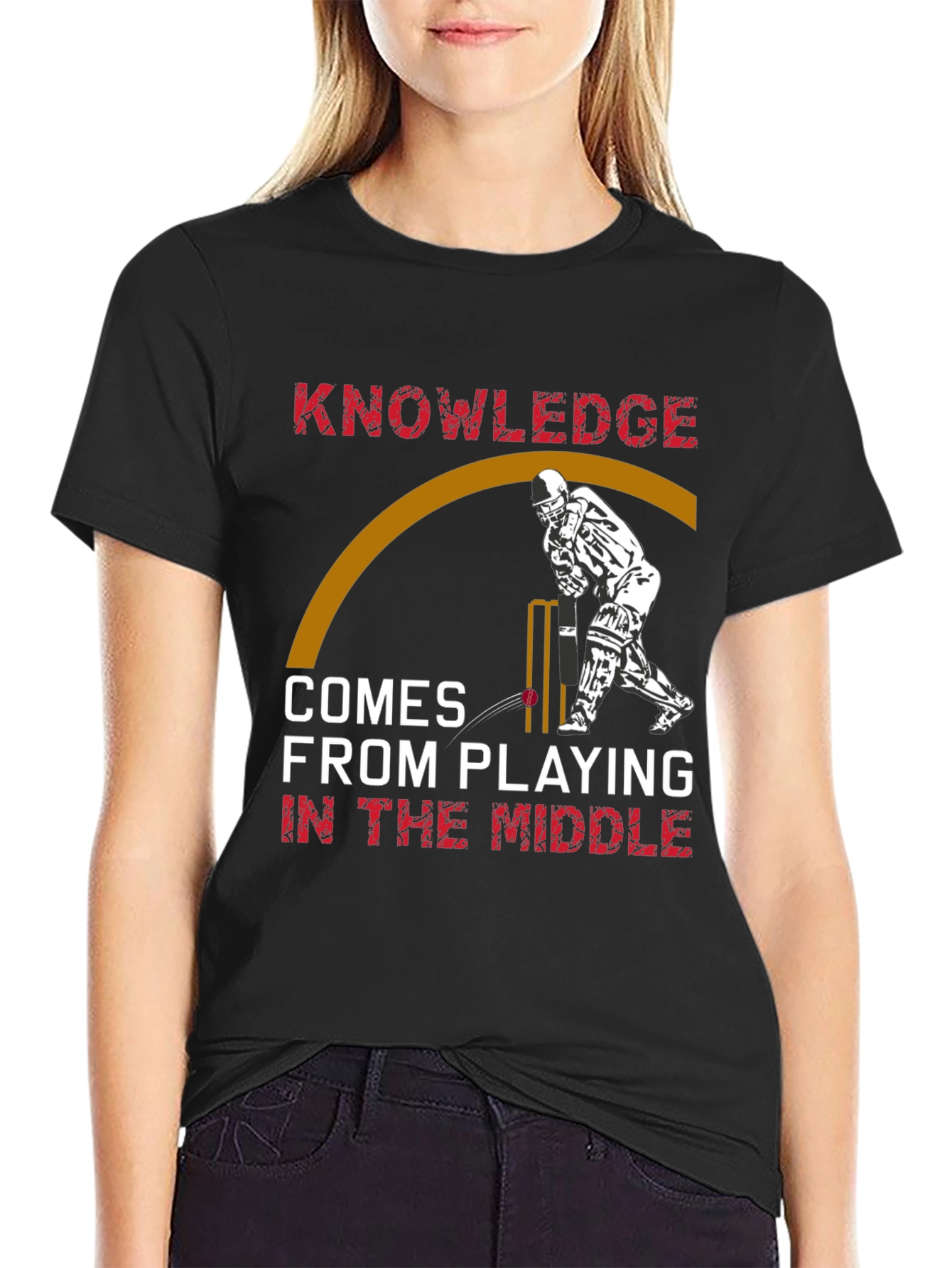 Cricket Knowledge Graphic T-Shirt