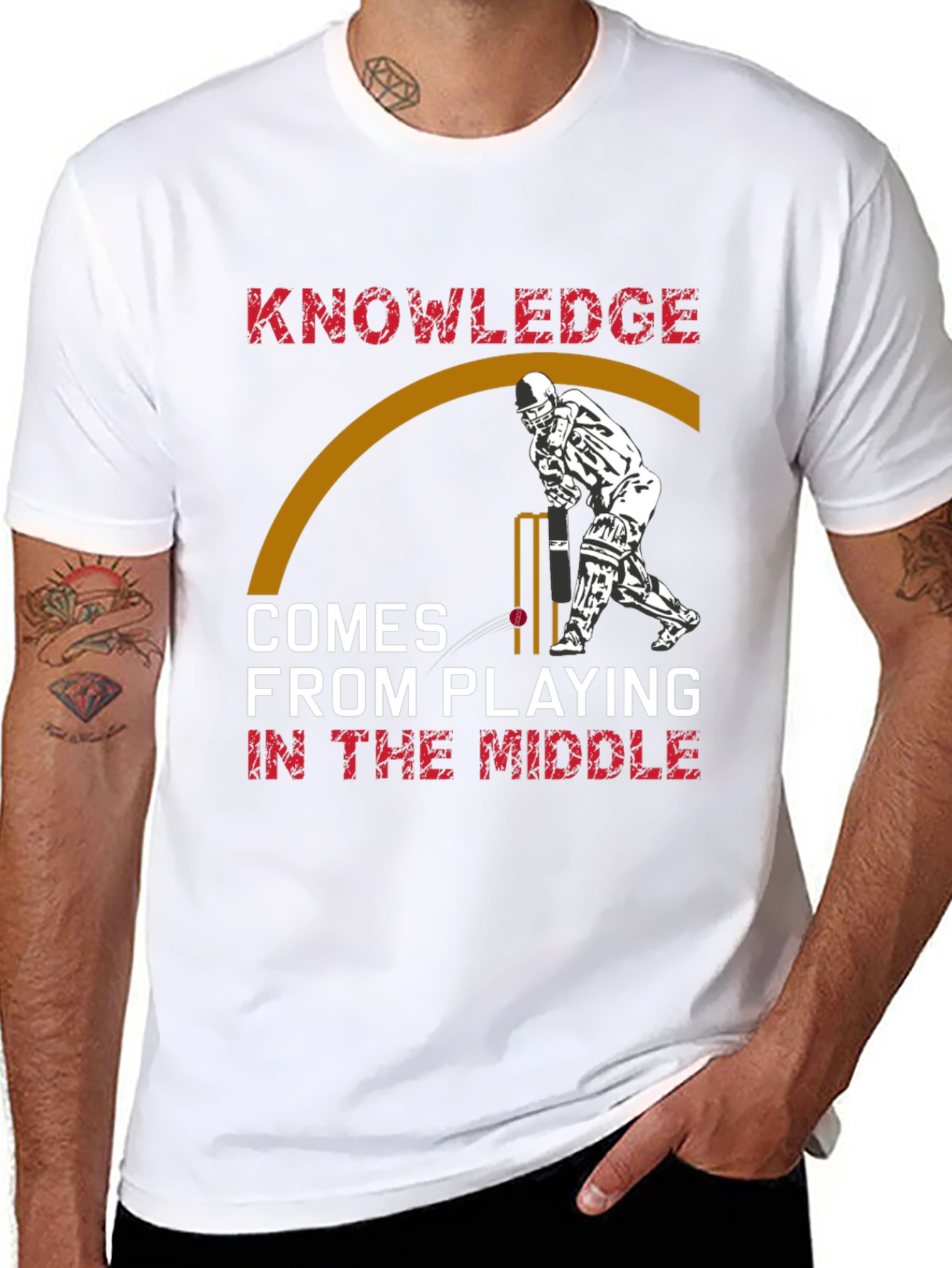 Cricket Knowledge Graphic T-Shirt
