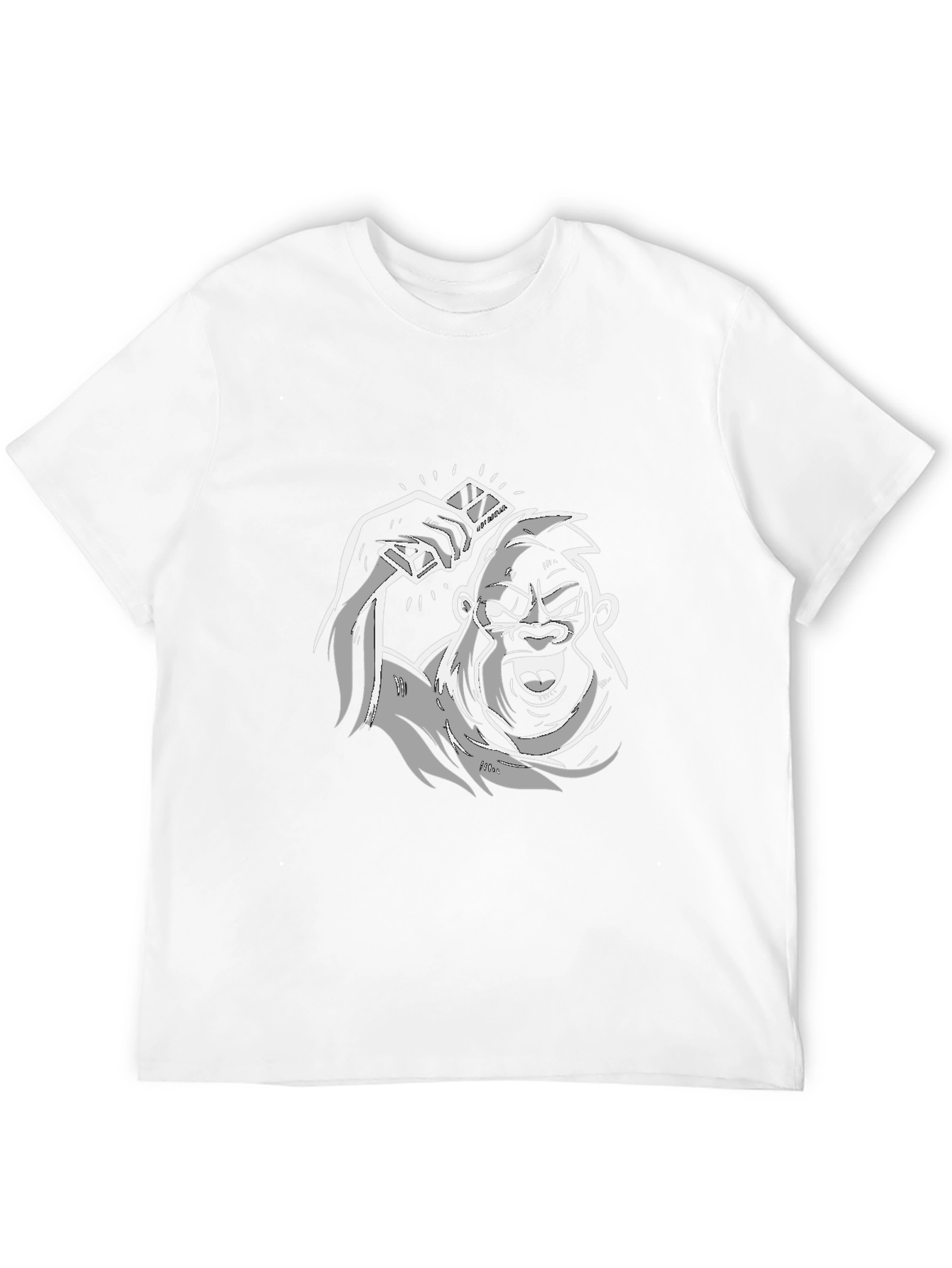 Gorilla Graphic Tee - Bold Black Cotton T-Shirt