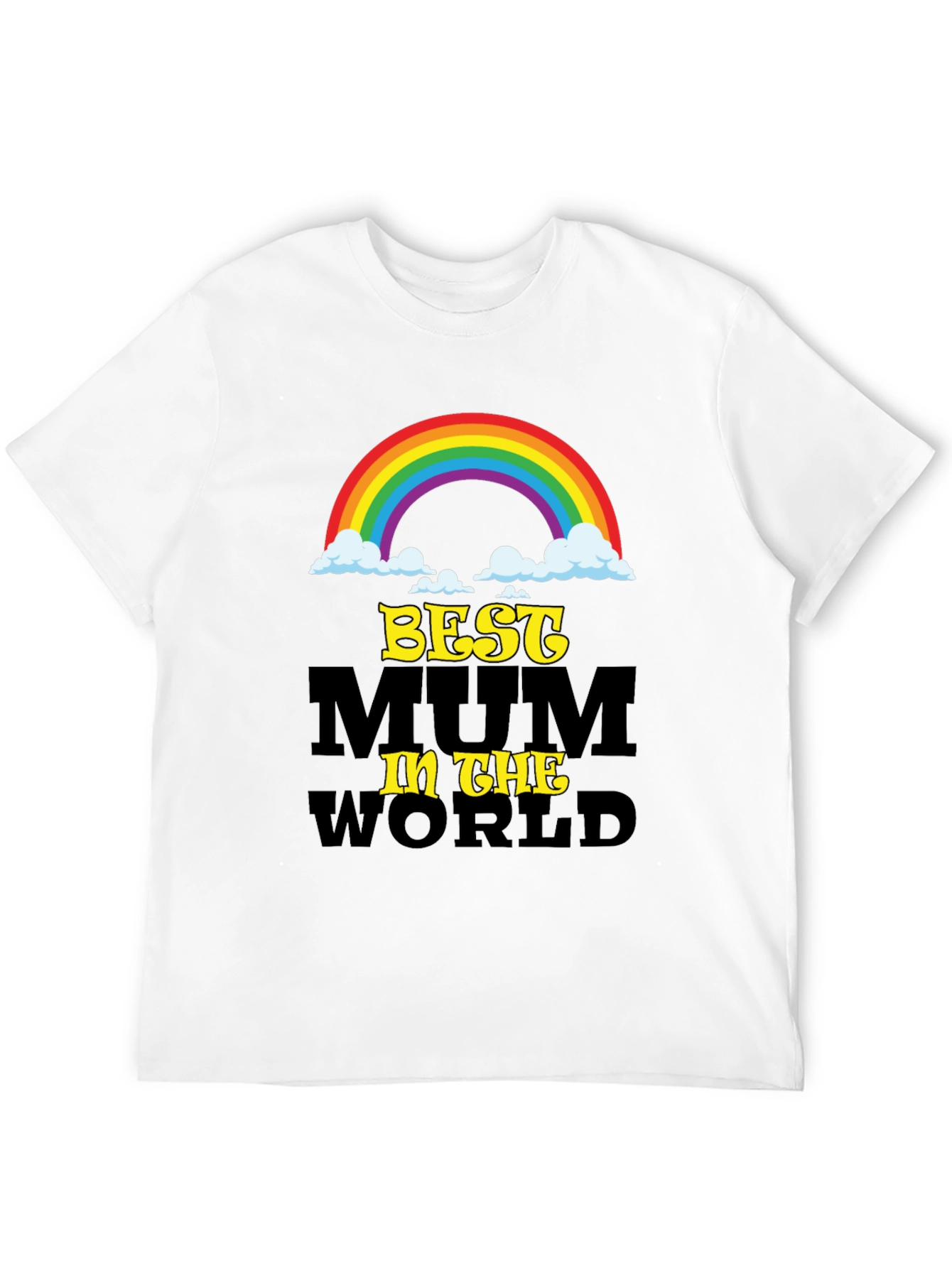 Best Mum In The World Black T-Shirt