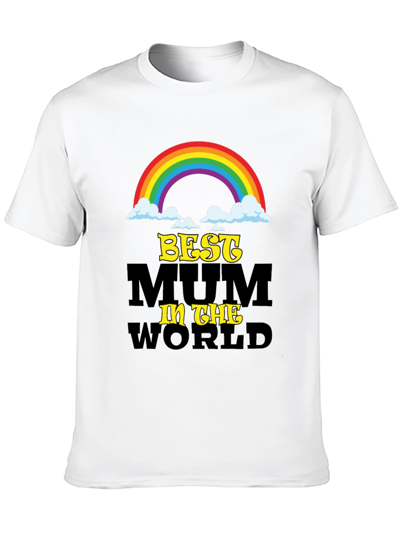 Best Mum In The World Black T-Shirt