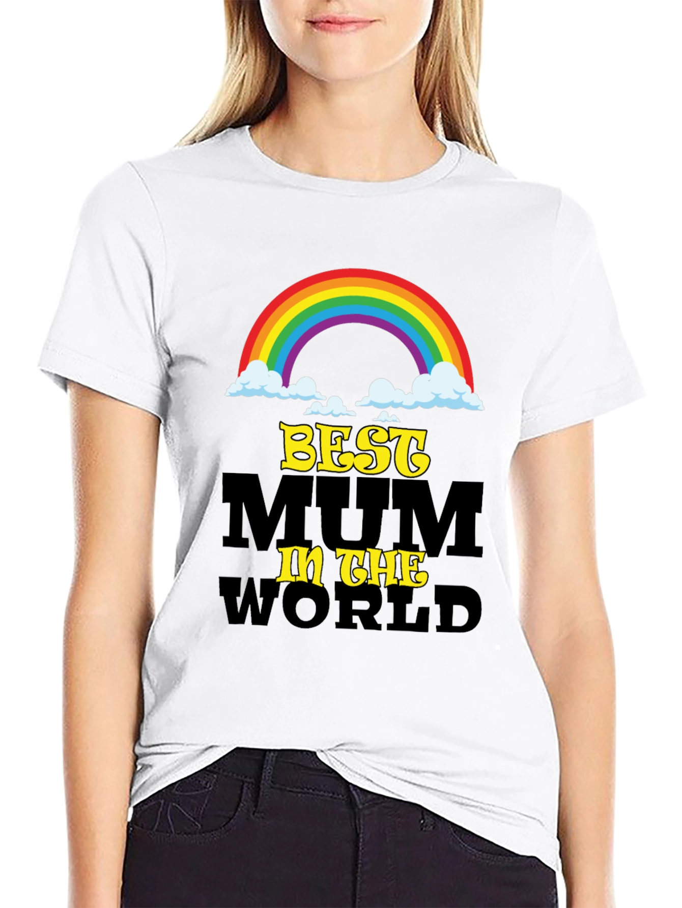 Best Mum In The World Black T-Shirt