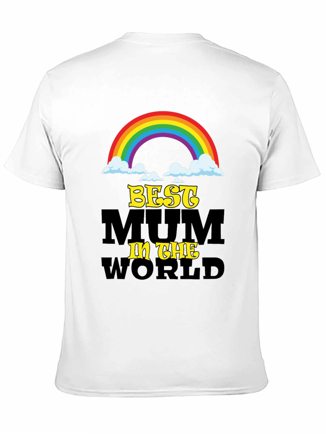 Best Mum In The World Black T-Shirt