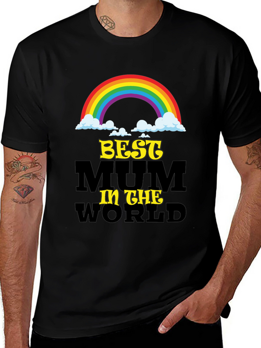 Best Mum In The World Black T-Shirt