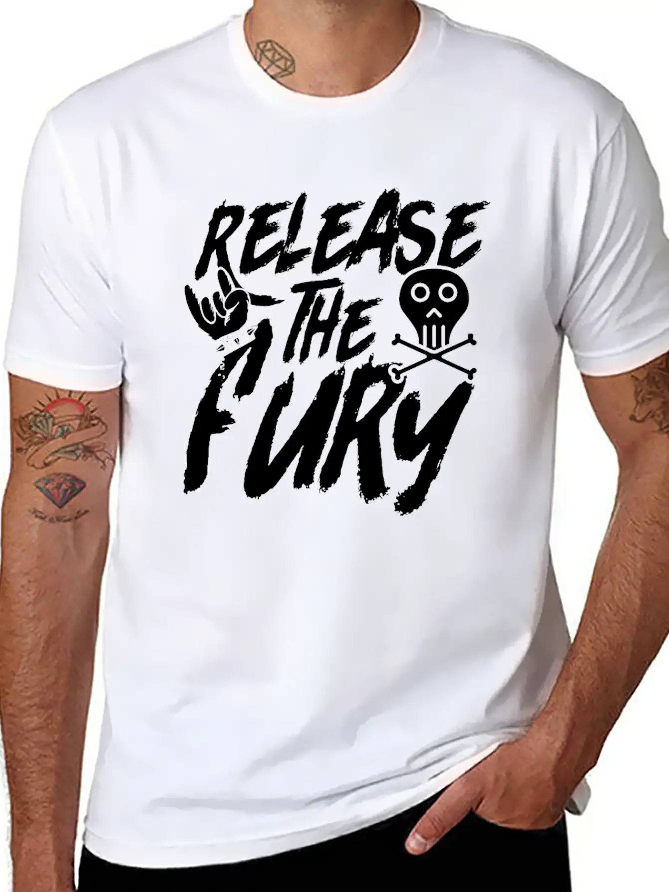 Rock Music Unisex Casual T-Shirt – Clean Design For Daily Comfort