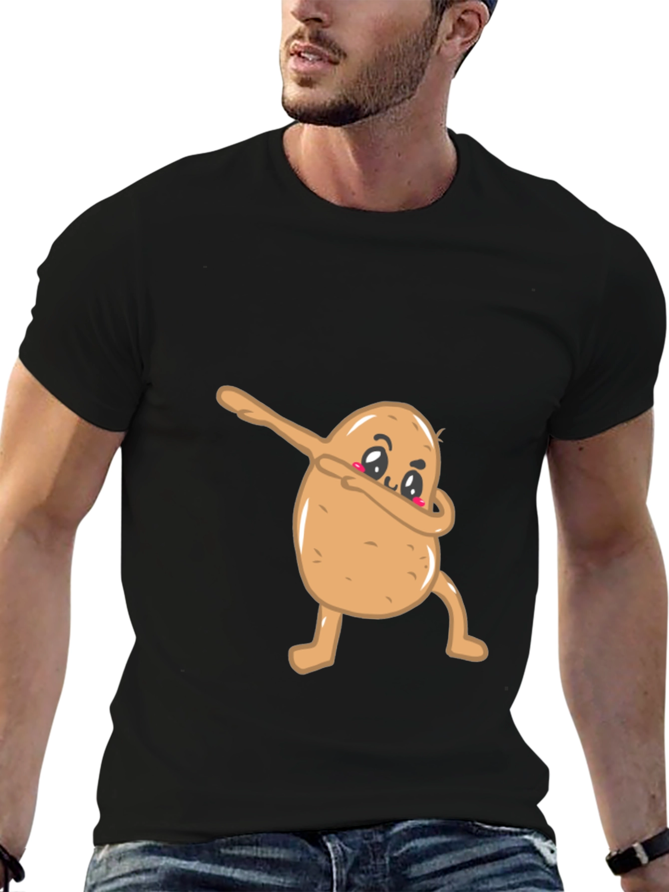 Dabbing Potato Graphic Tee - Funny & Unique!