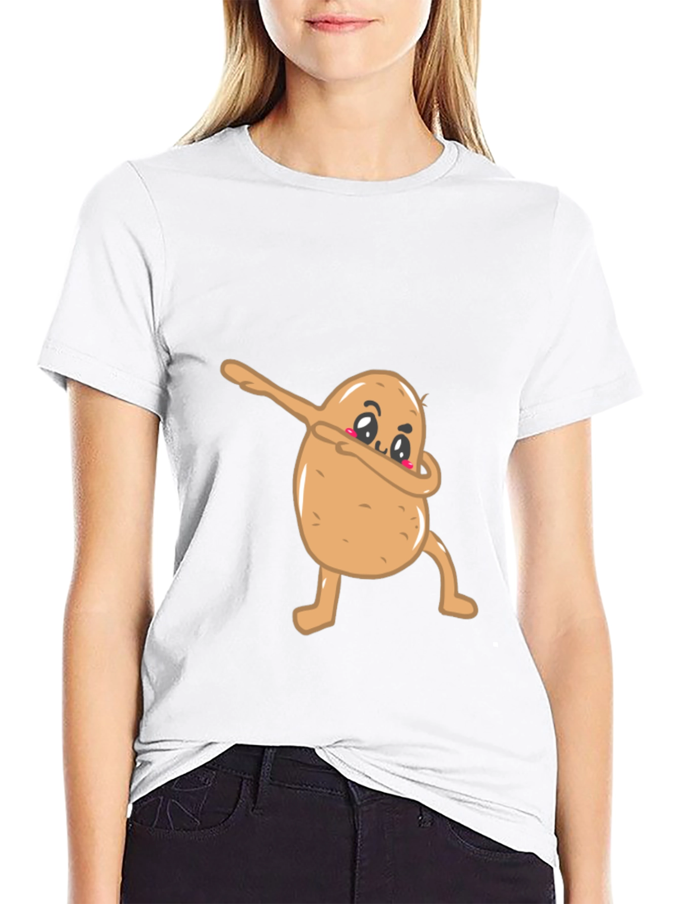 Dabbing Potato Graphic Tee - Funny & Unique!