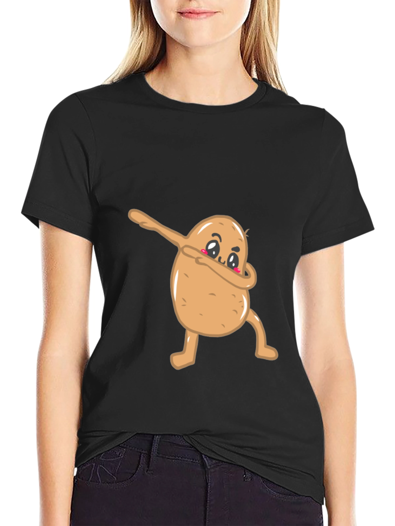 Dabbing Potato Graphic Tee - Funny & Unique!