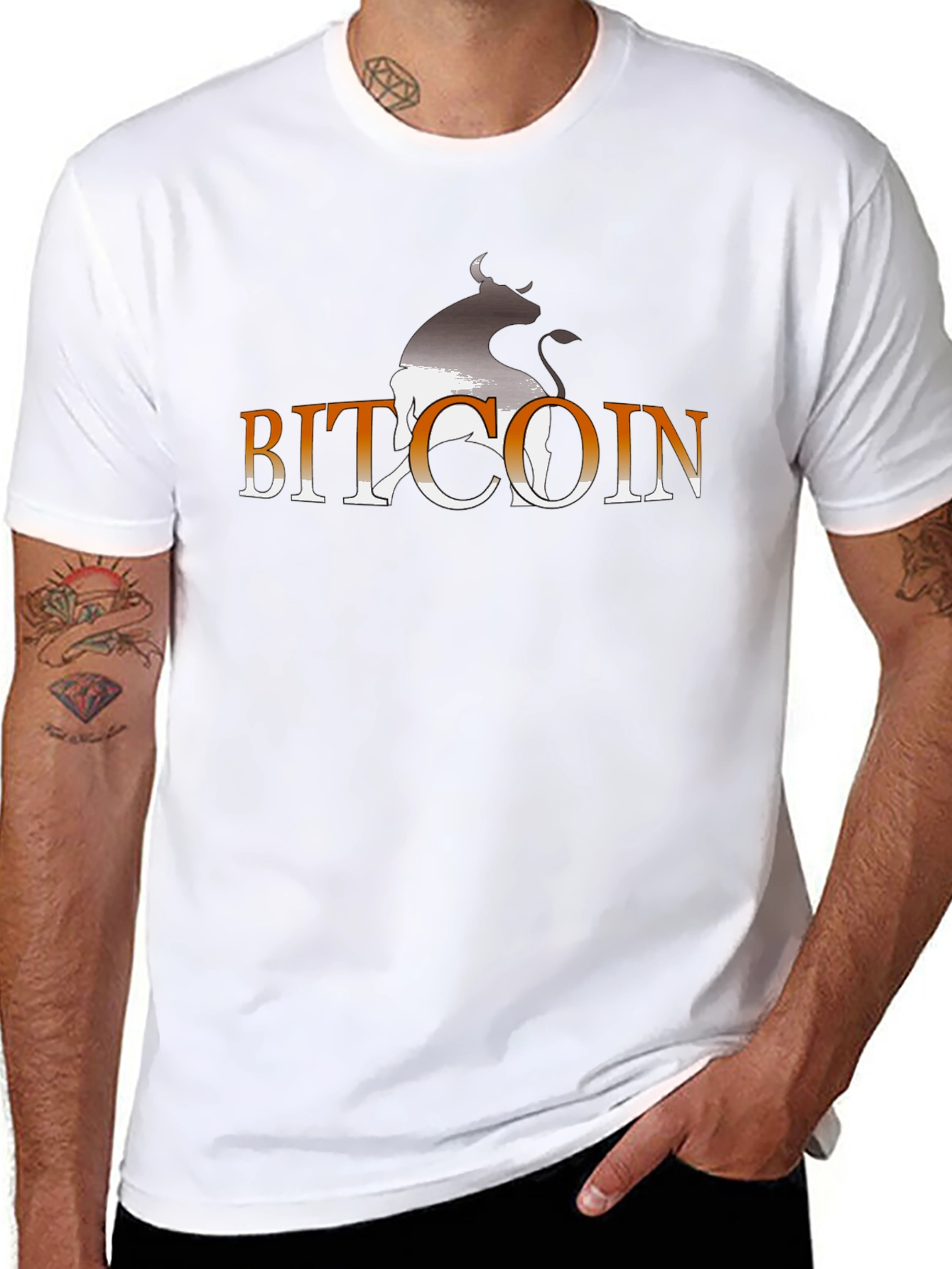 Bitcoin Bull T-Shirt - Crypto Investor Apparel