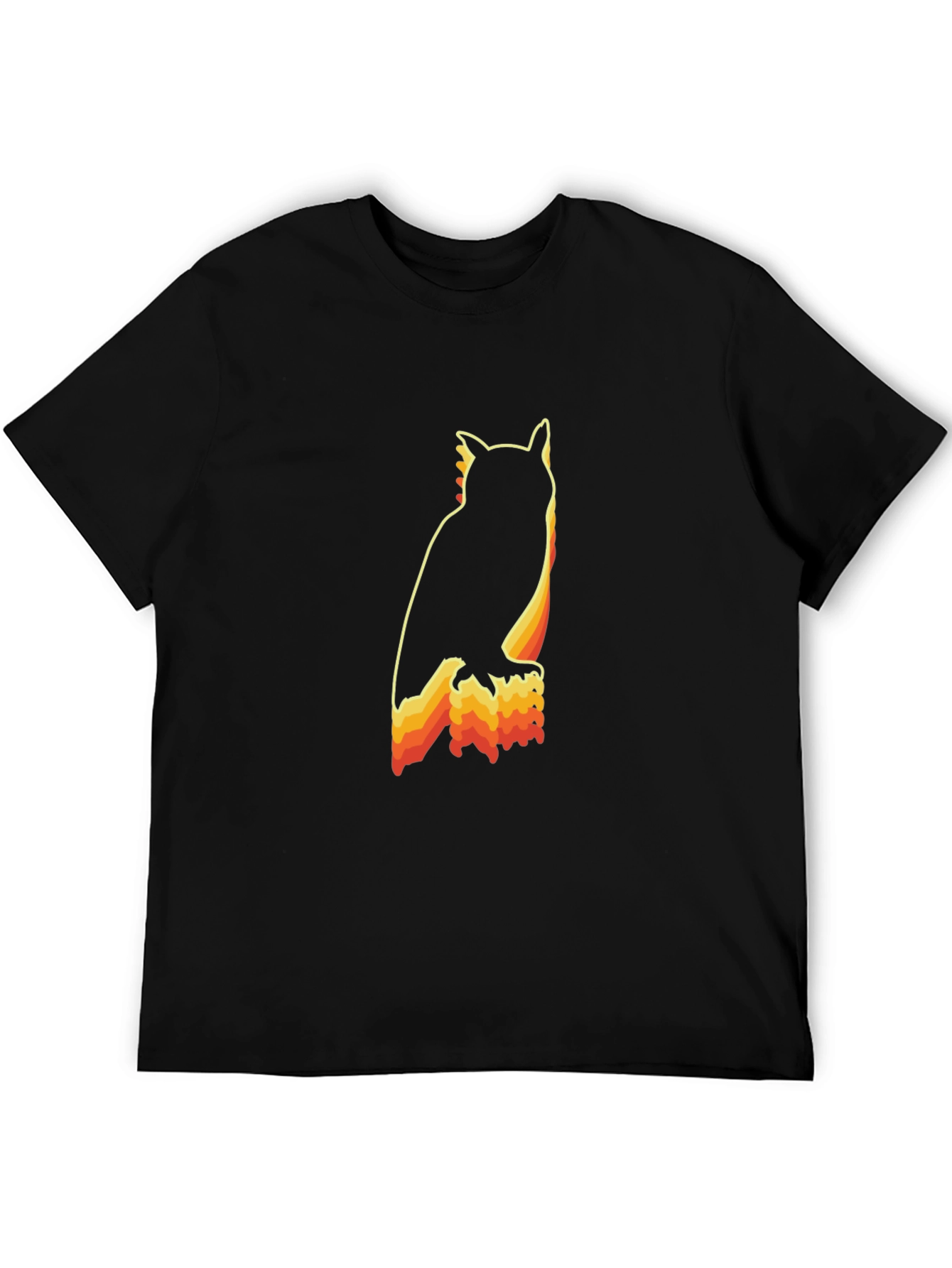 Retro Owl Graphic T-Shirt