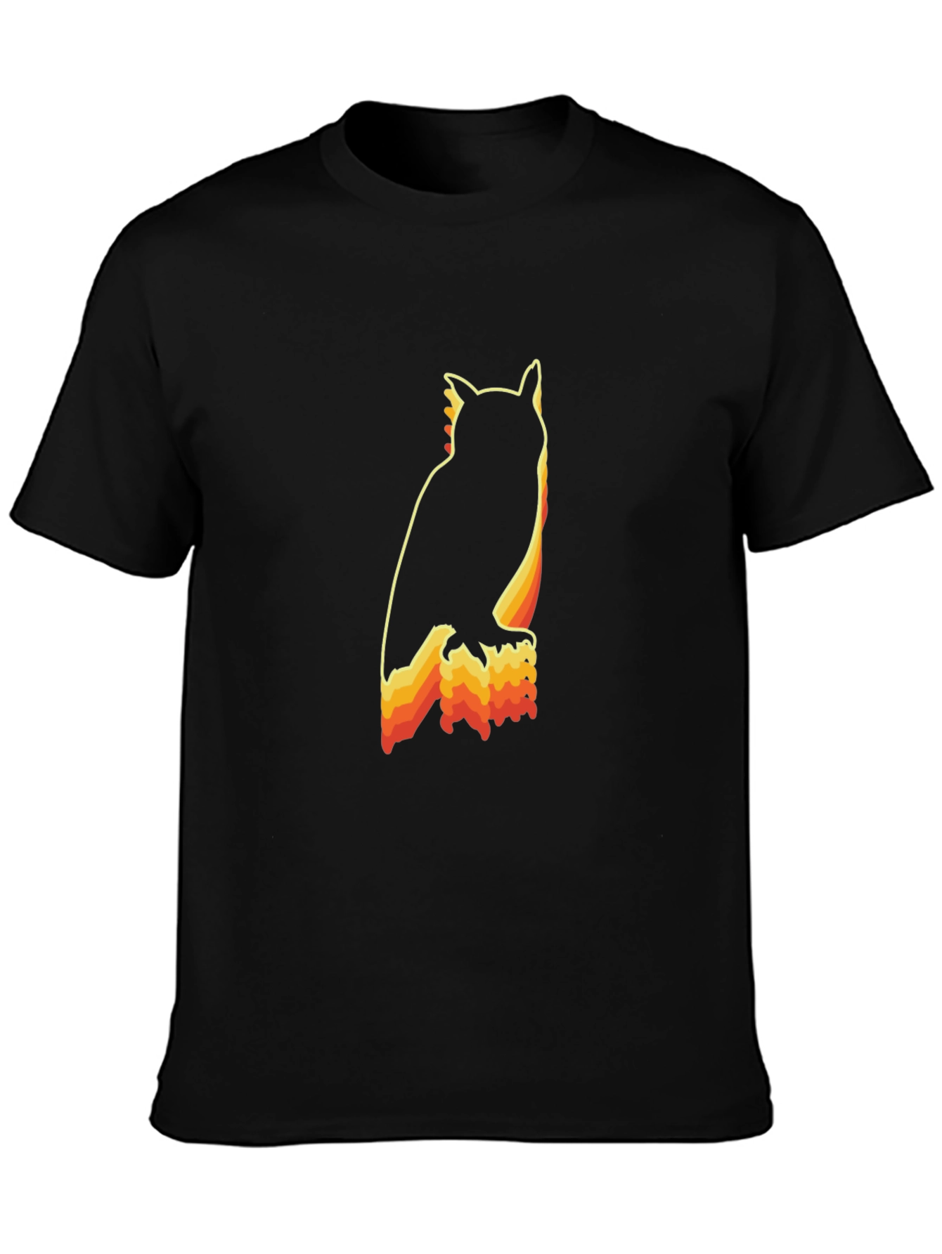 Retro Owl Graphic T-Shirt