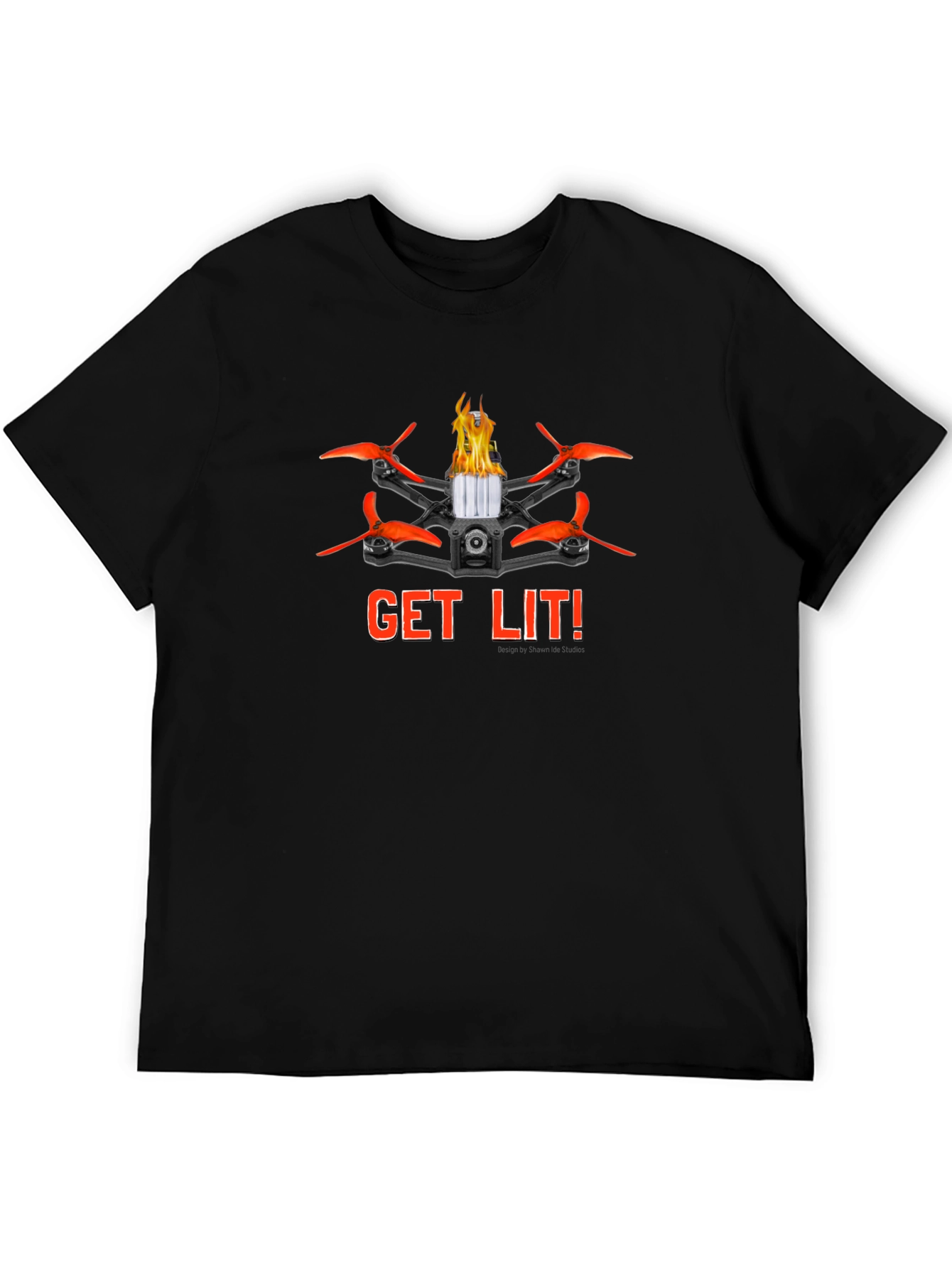Get Lit Drone Graphic Tee