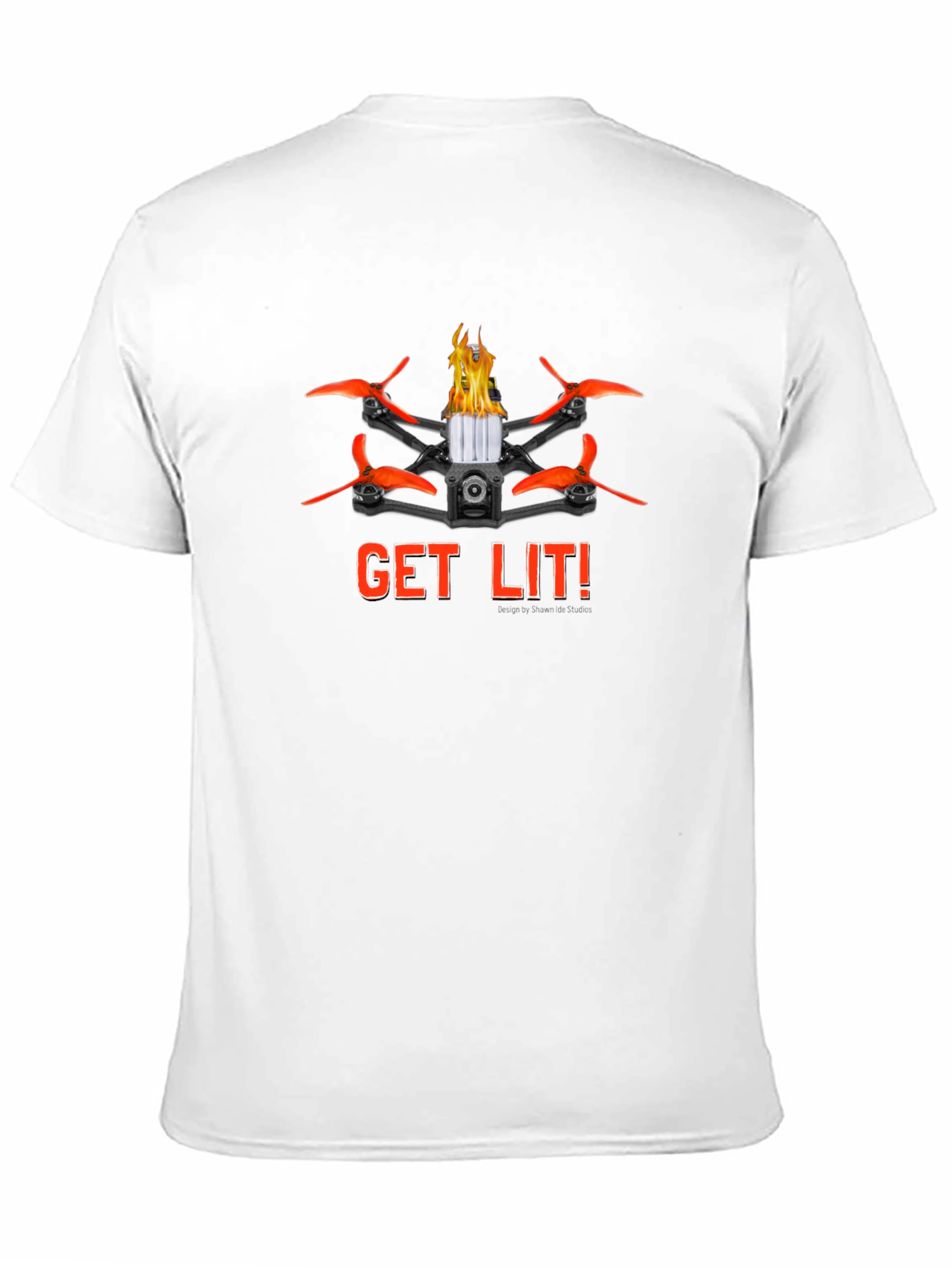Get Lit Drone Graphic Tee