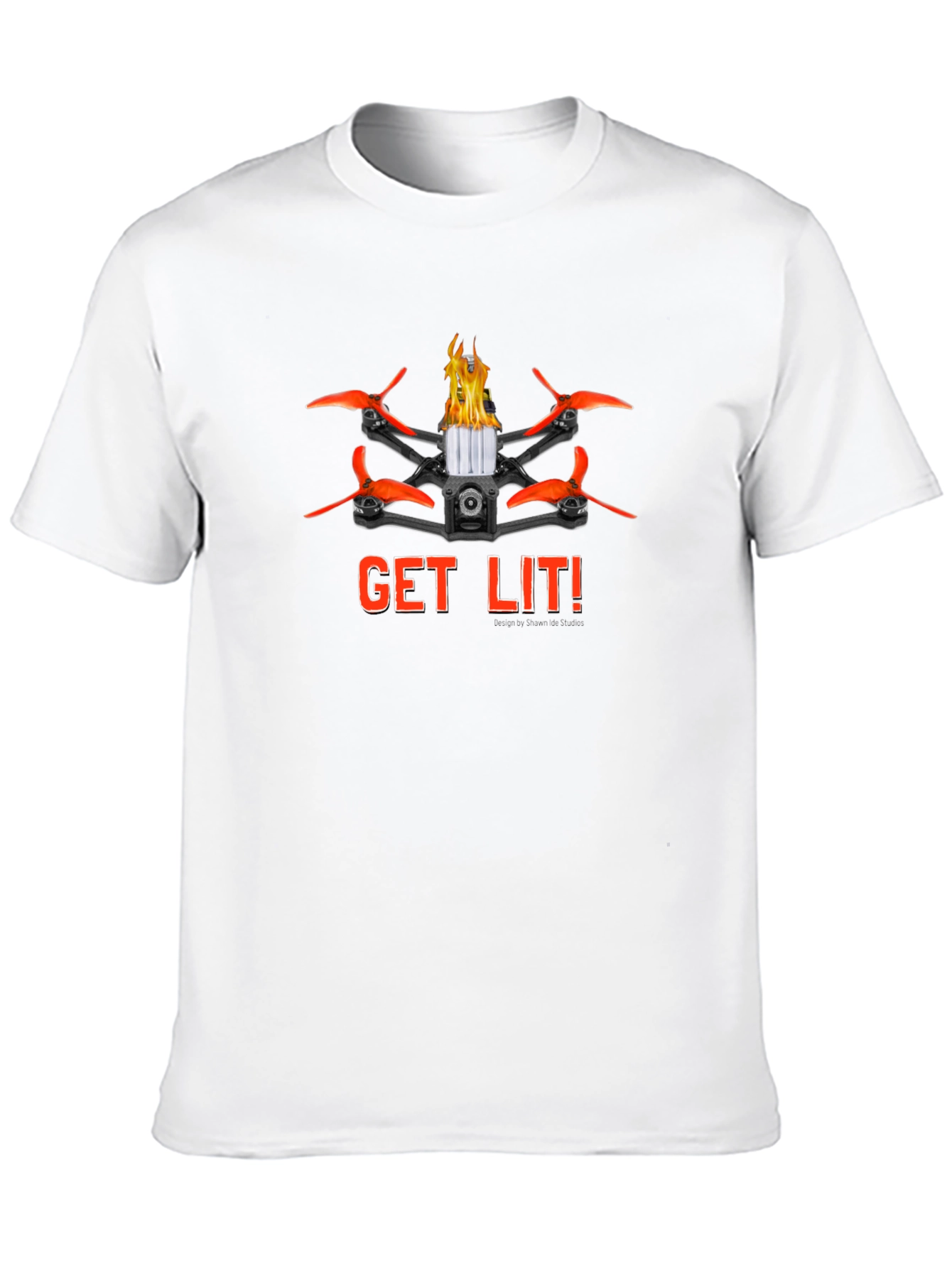 Get Lit Drone Graphic Tee