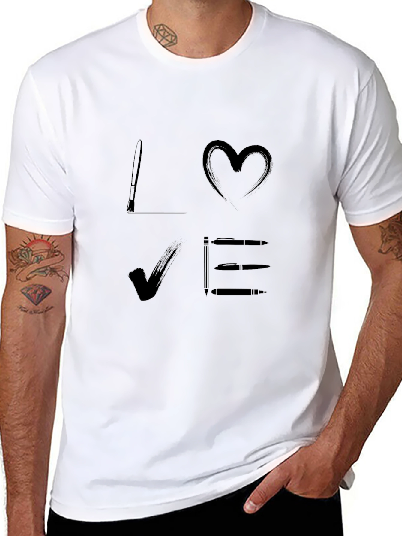 Artist Love T-Shirt - Painter Designer Graphic Tee