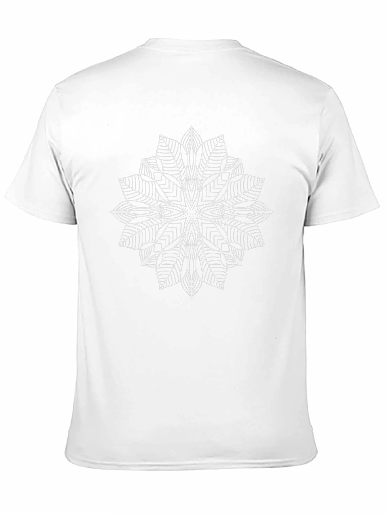 Geometric Mandala Black T-Shirt