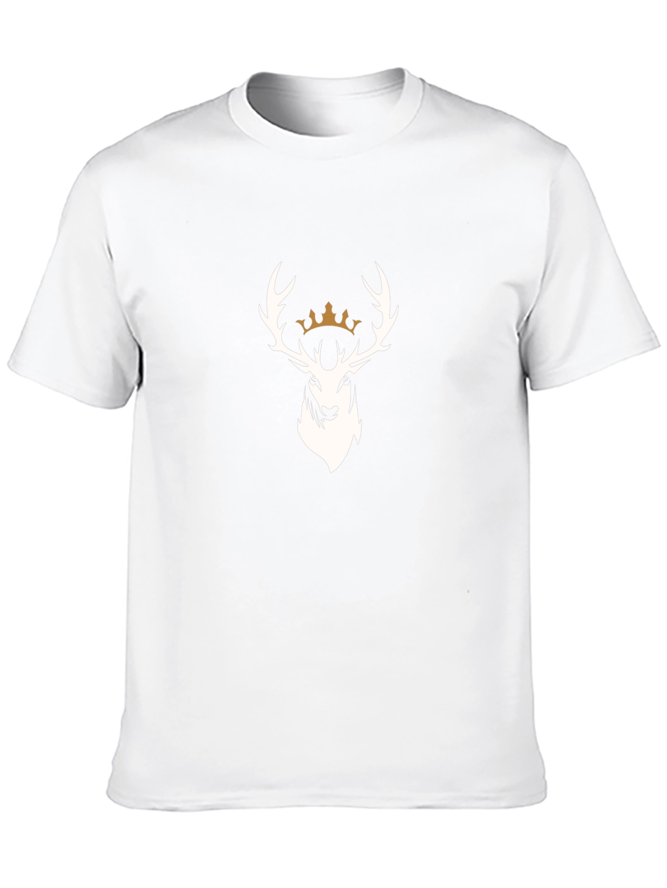 King Deer Graphic T-Shirt - Mens Black Tee