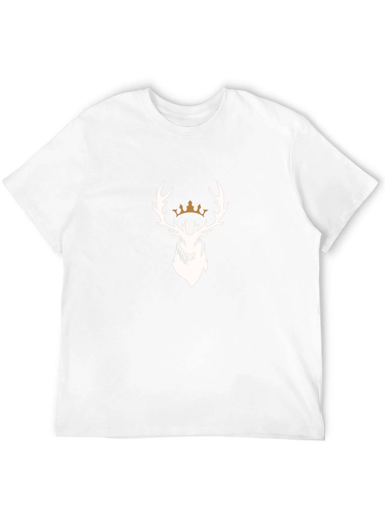 King Deer Graphic T-Shirt - Mens Black Tee