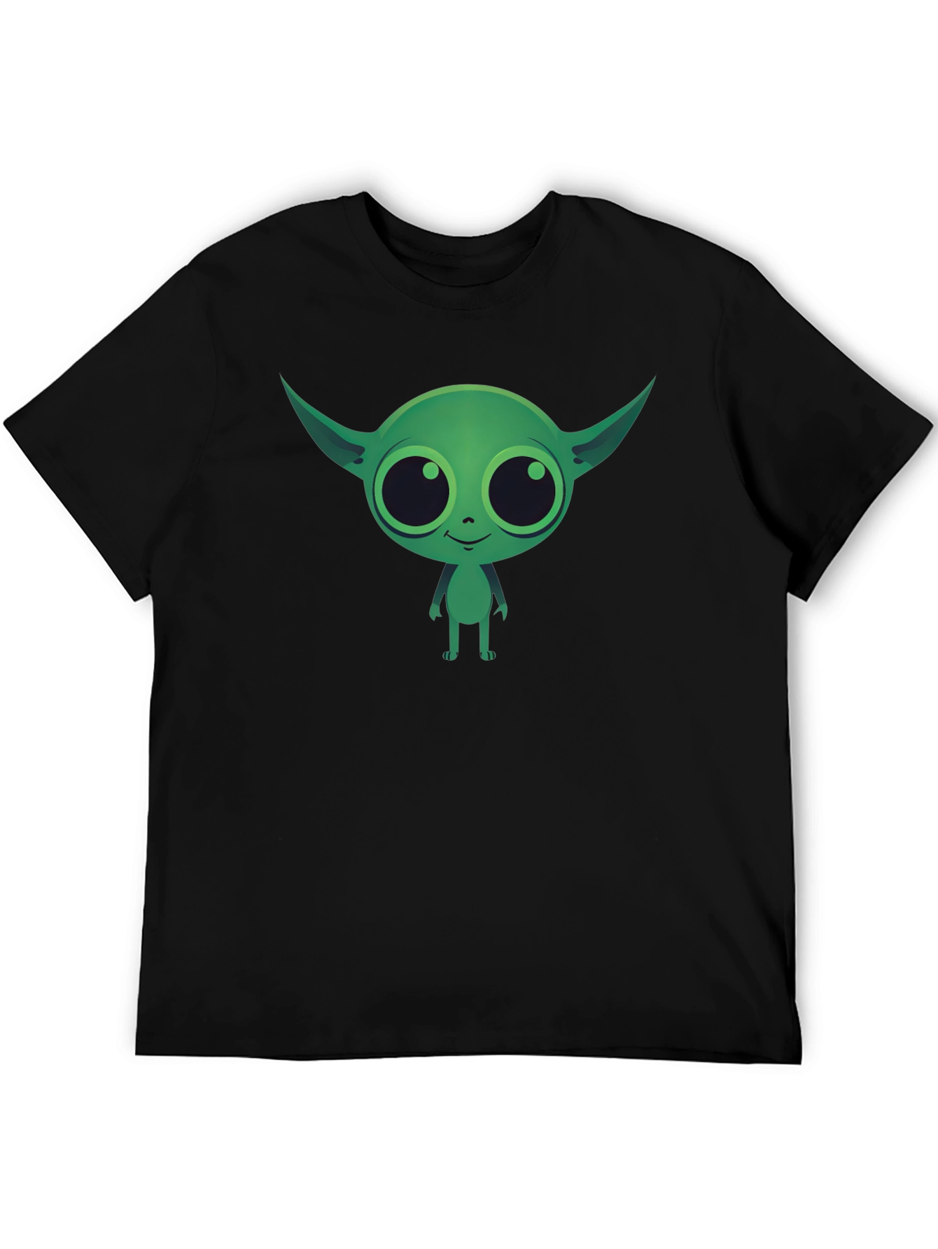 Cartoon Alien Graphic T-Shirt