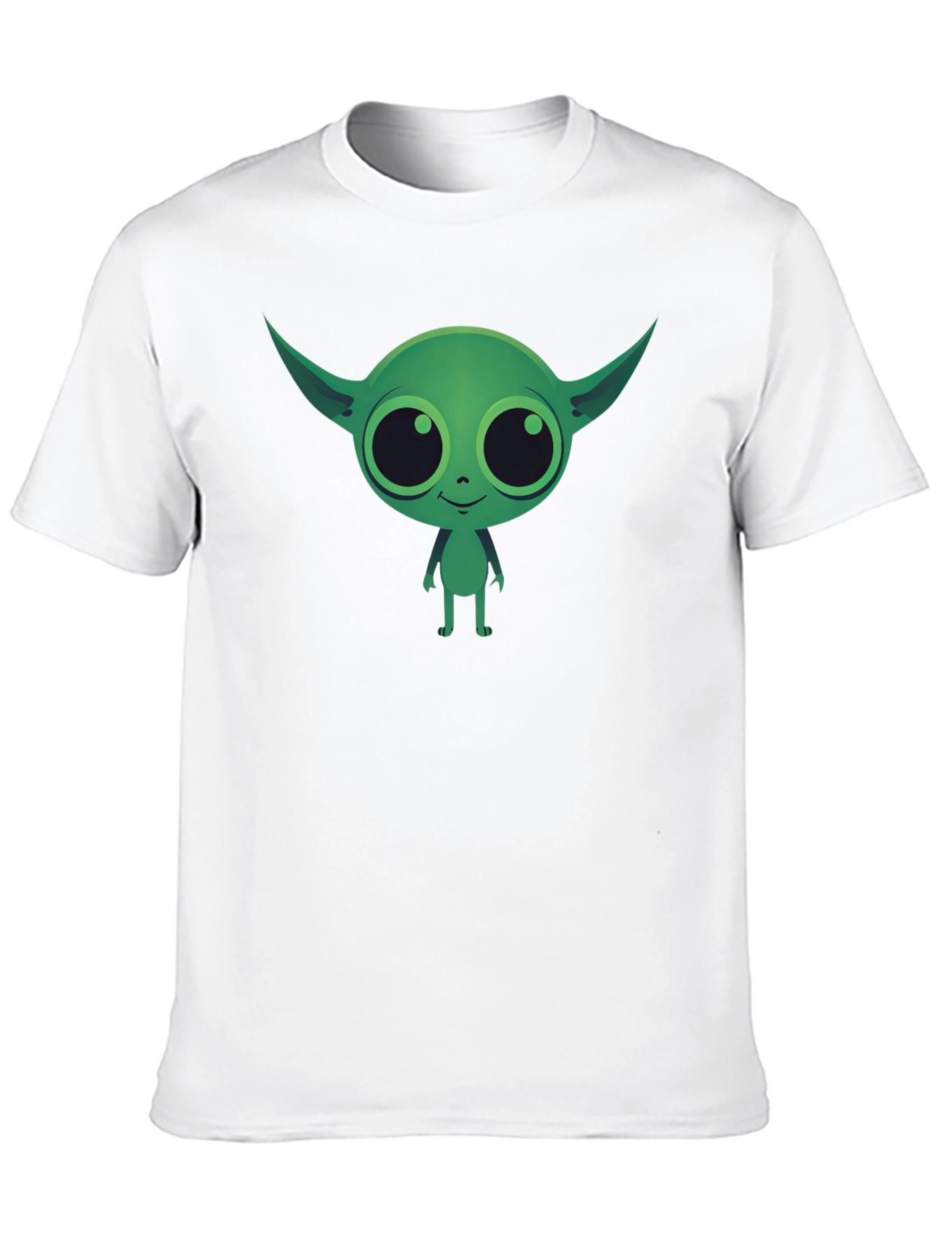 Cartoon Alien Graphic T-Shirt