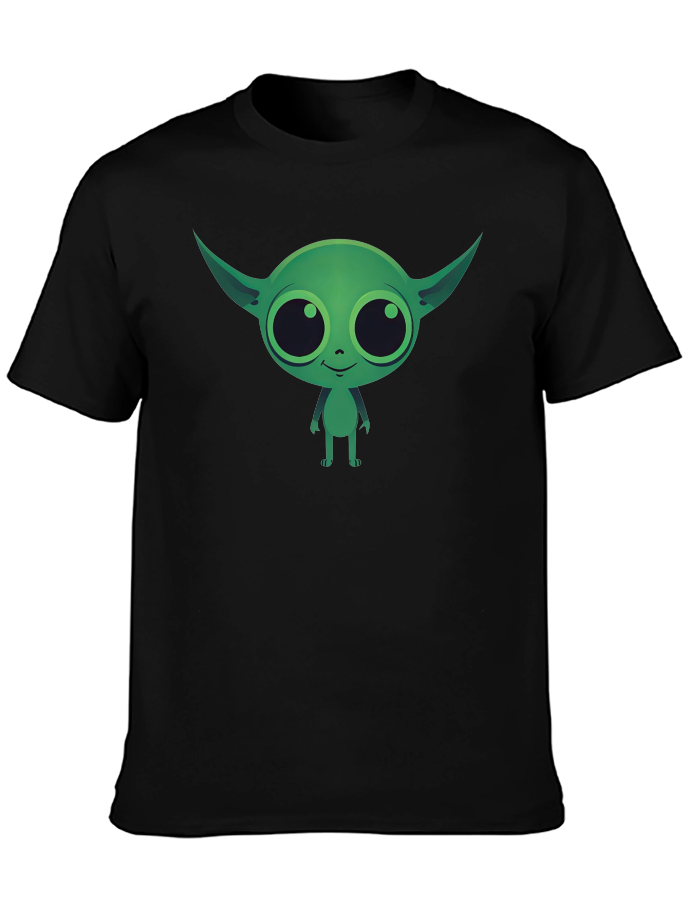 Cartoon Alien Graphic T-Shirt