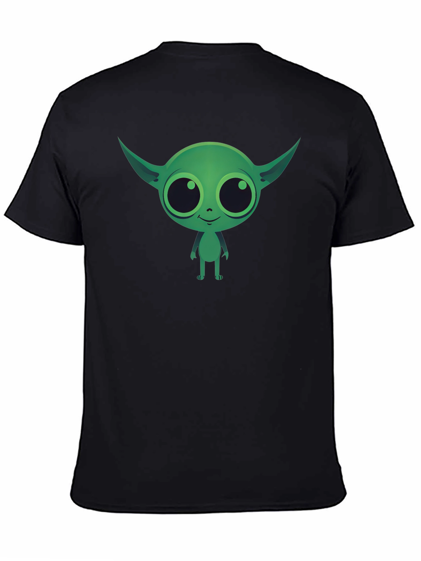Cartoon Alien Graphic T-Shirt