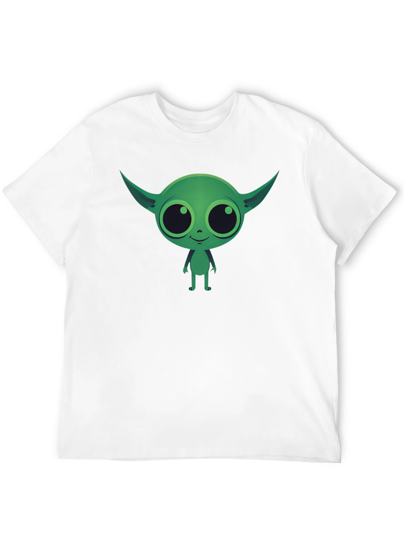 Cartoon Alien Graphic T-Shirt
