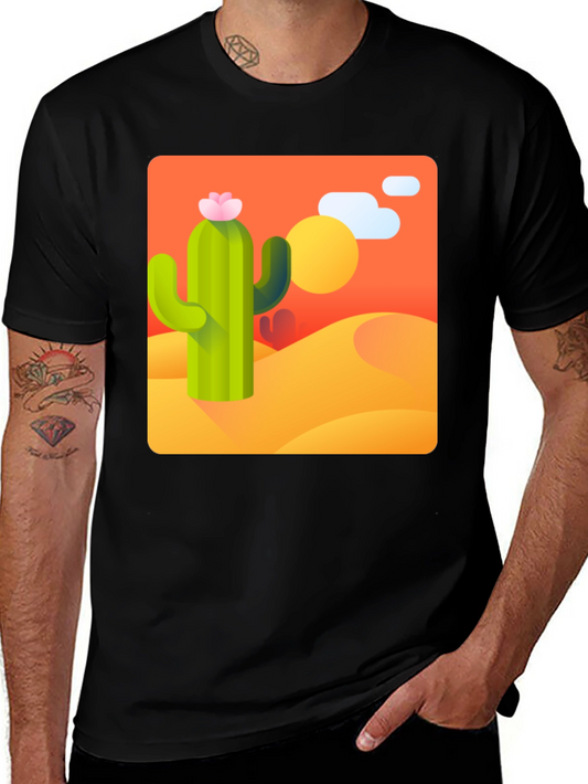 Cactus Desert Graphic Tee - Stylish & Unique Design