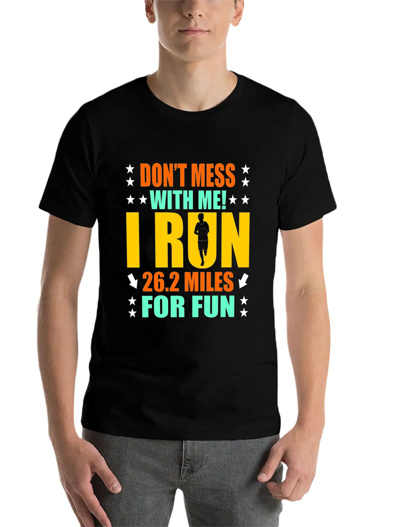 Running Unisex Casual T-Shirt – Clean Design For Daily Comfort