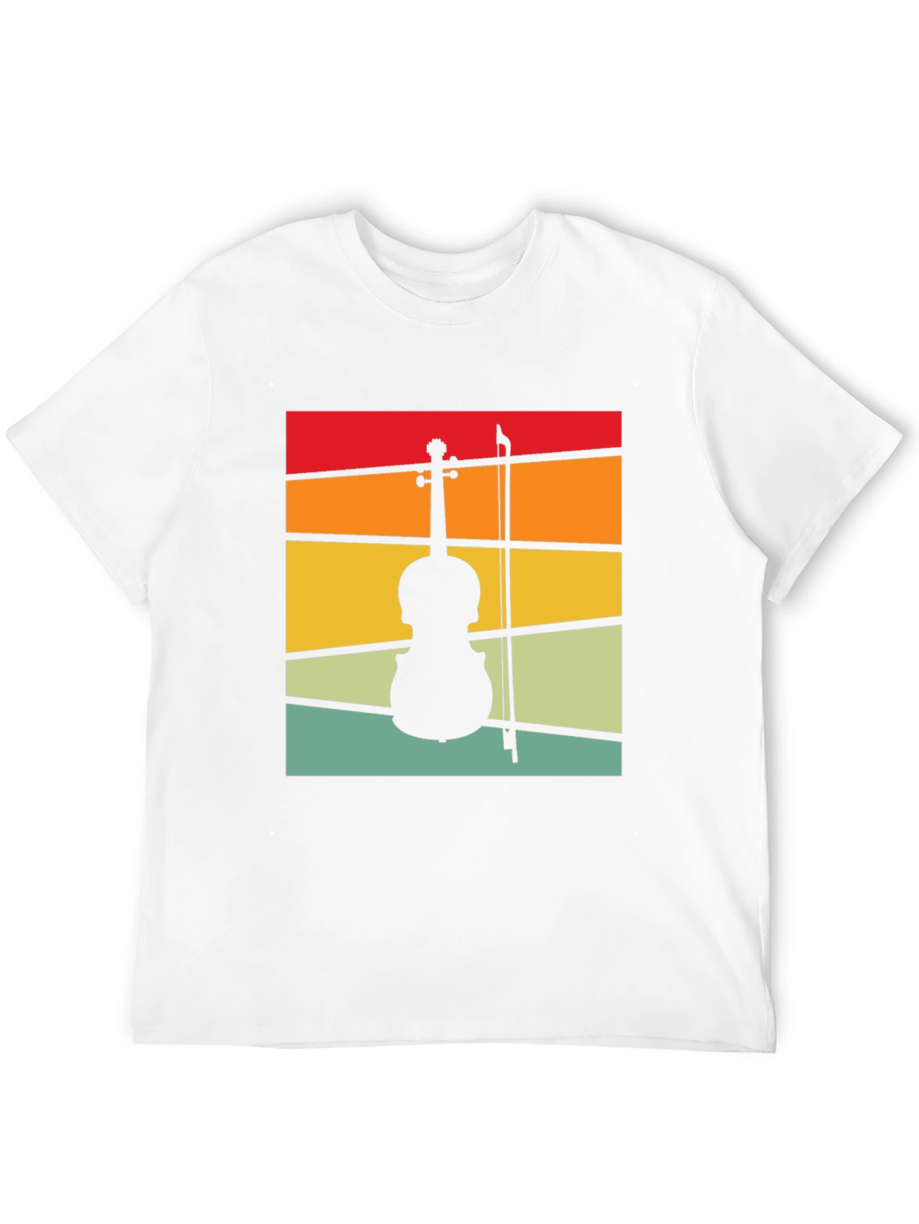 Retro Violin Musician T-Shirt