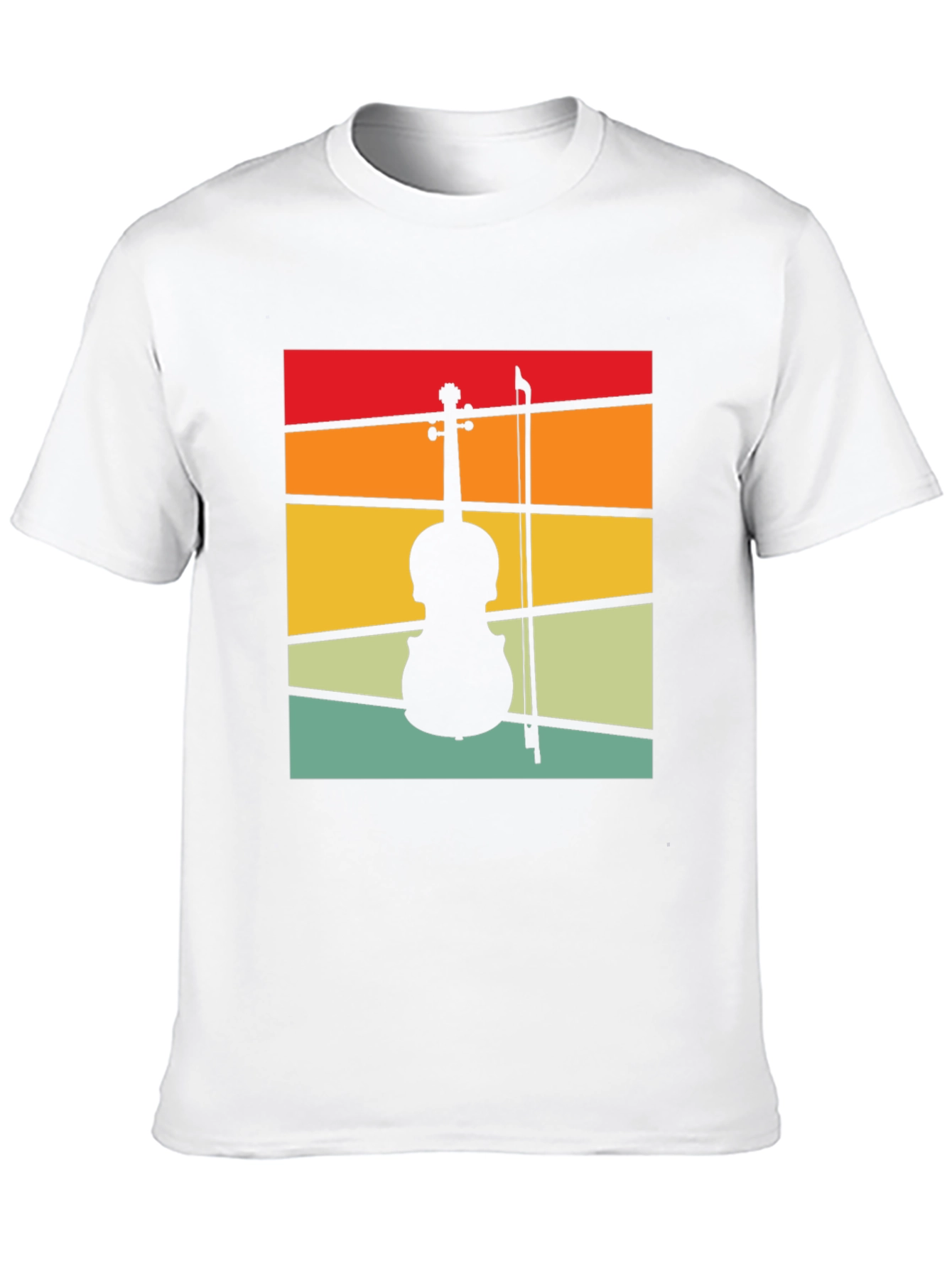 Retro Violin Musician T-Shirt