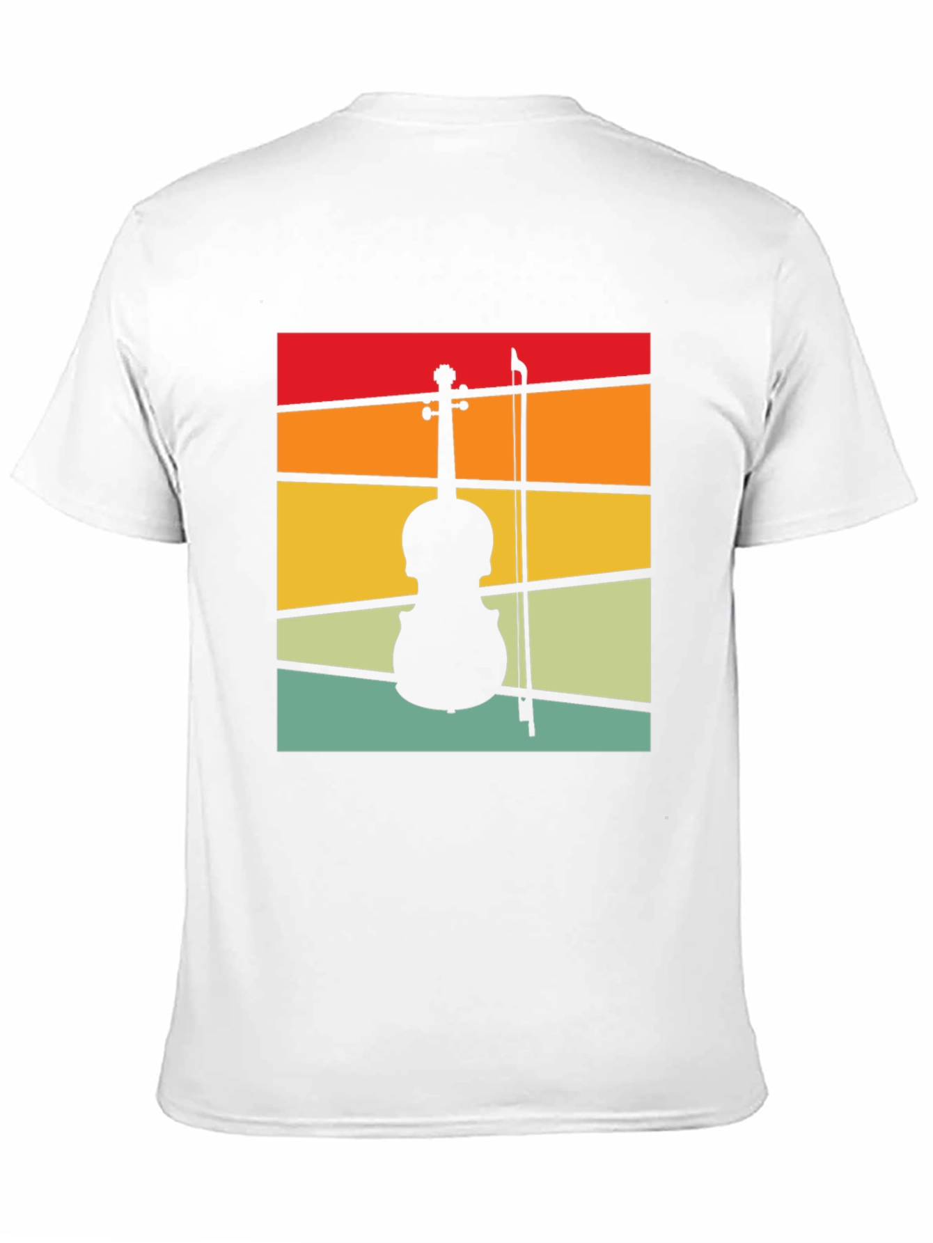 Retro Violin Musician T-Shirt