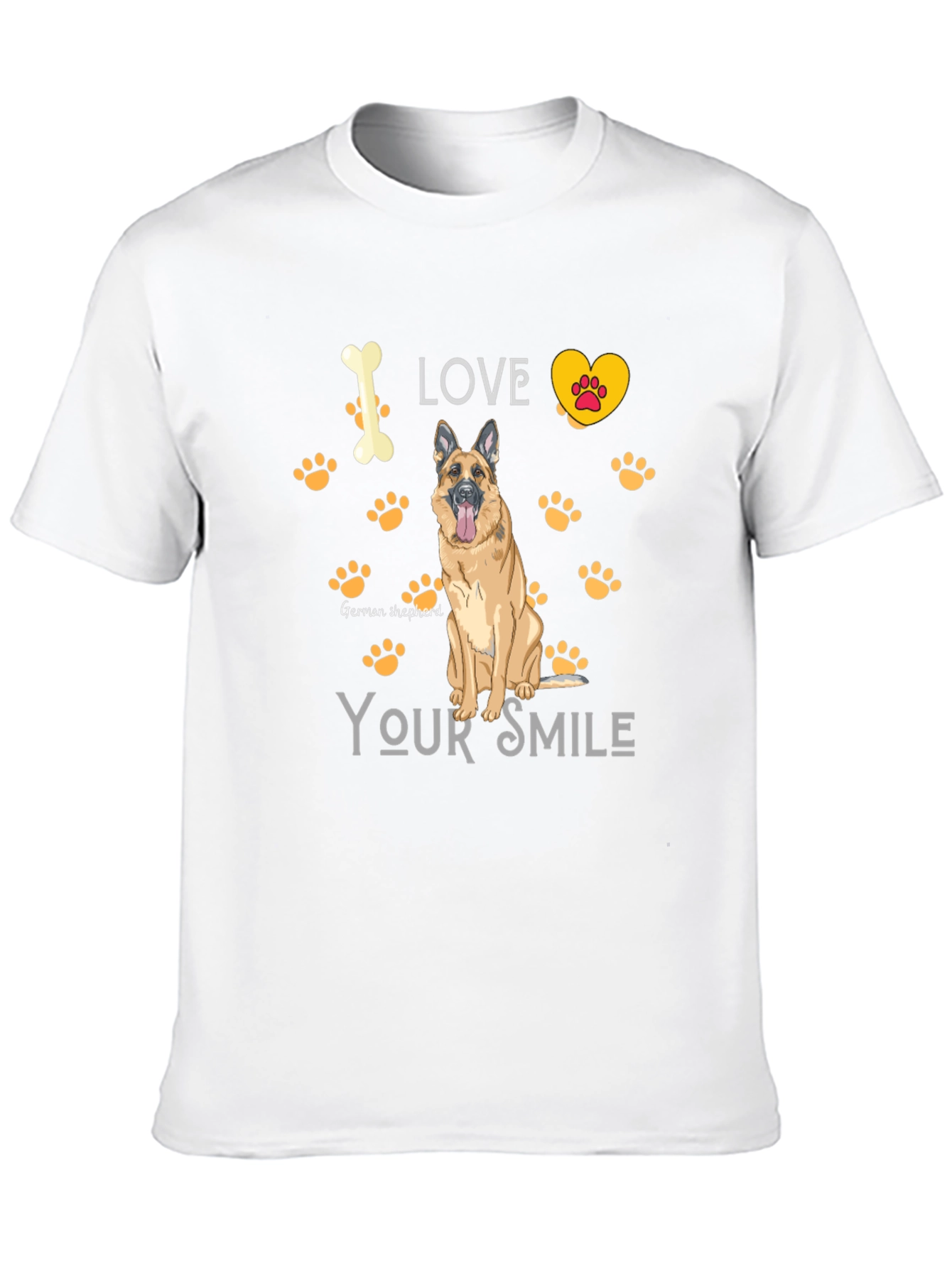 I Love My German Shepherd Dog T-Shirt