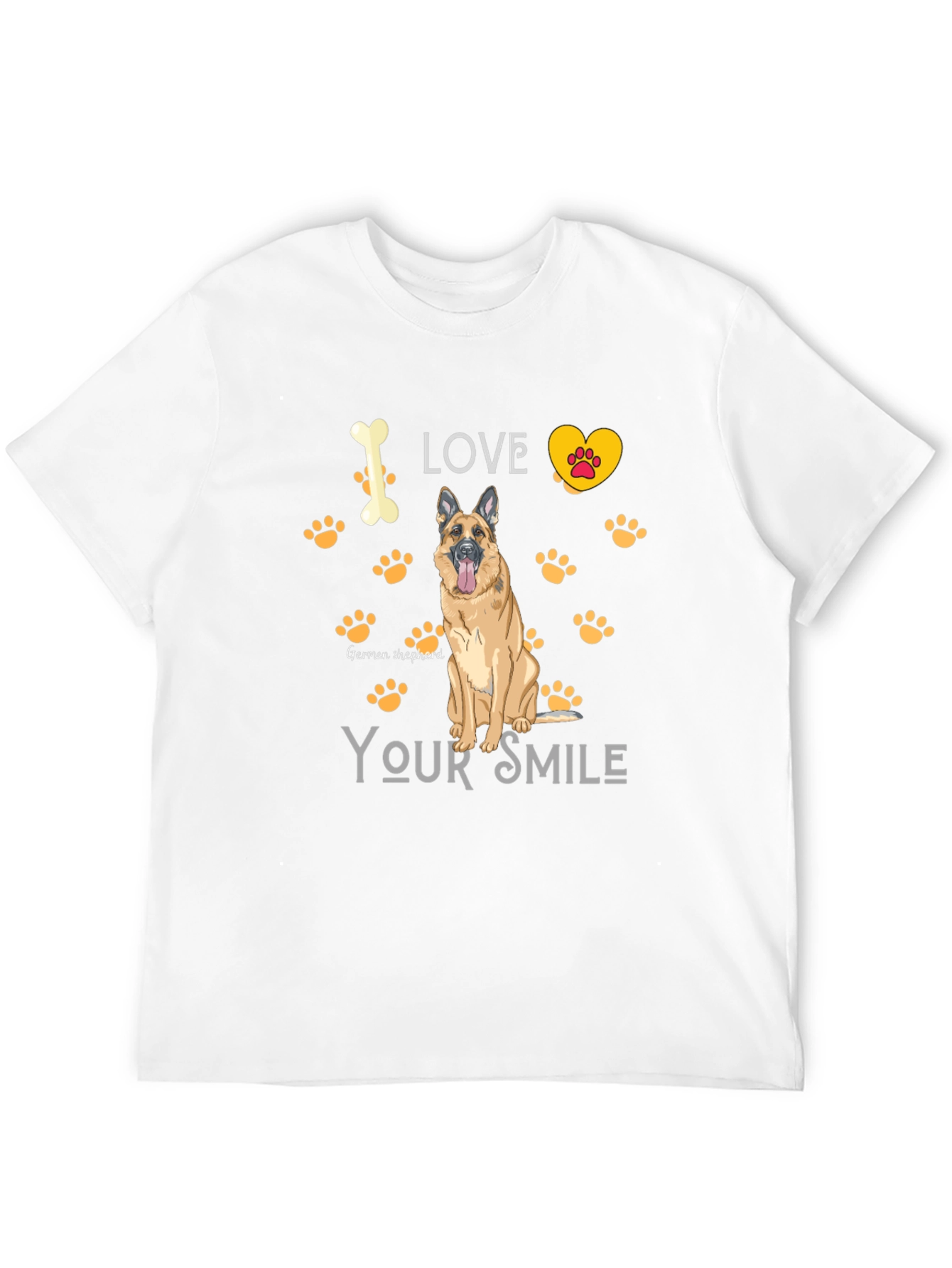 I Love My German Shepherd Dog T-Shirt