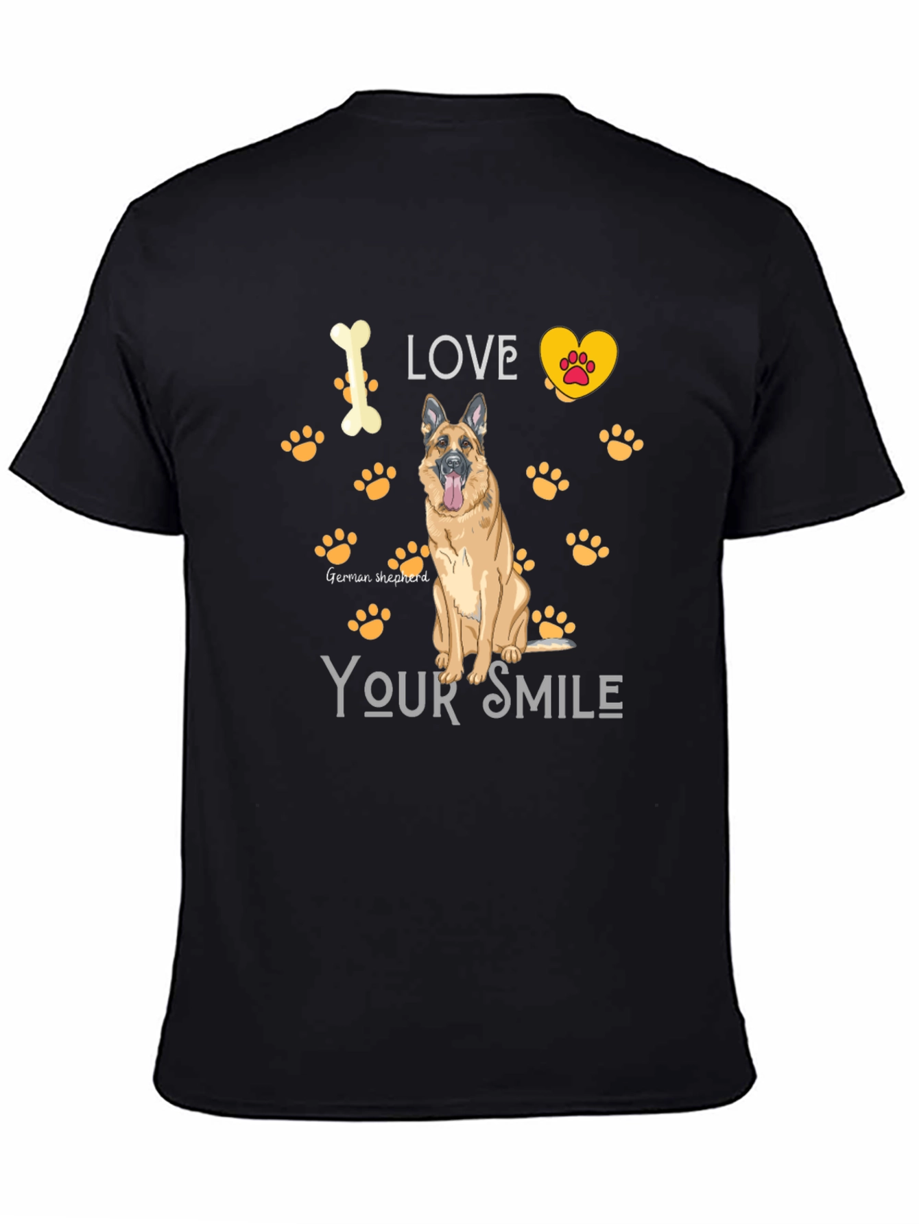I Love My German Shepherd Dog T-Shirt