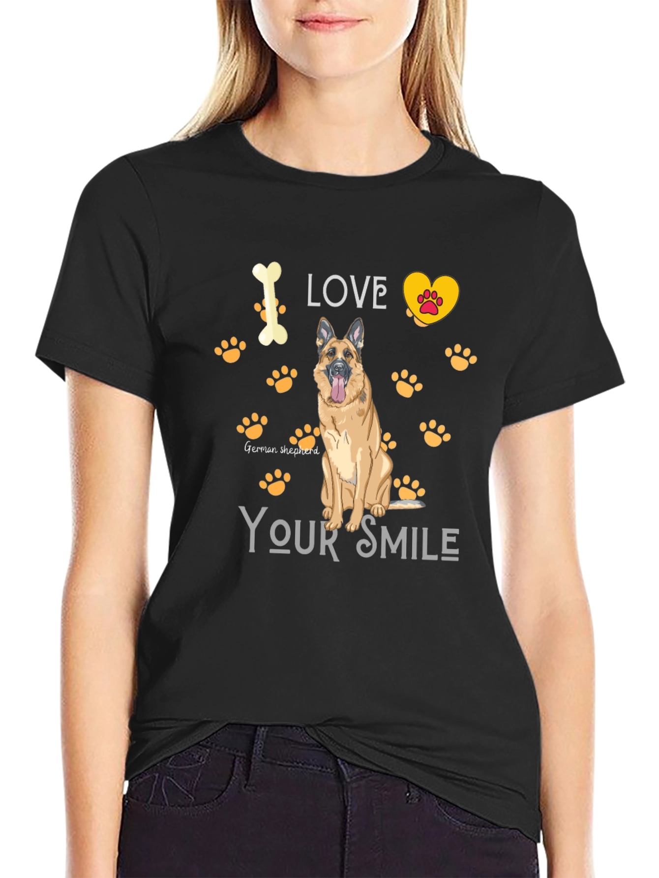I Love My German Shepherd Dog T-Shirt