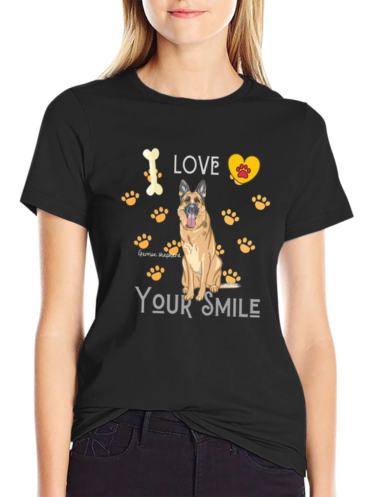 I Love My German Shepherd Dog T-Shirt