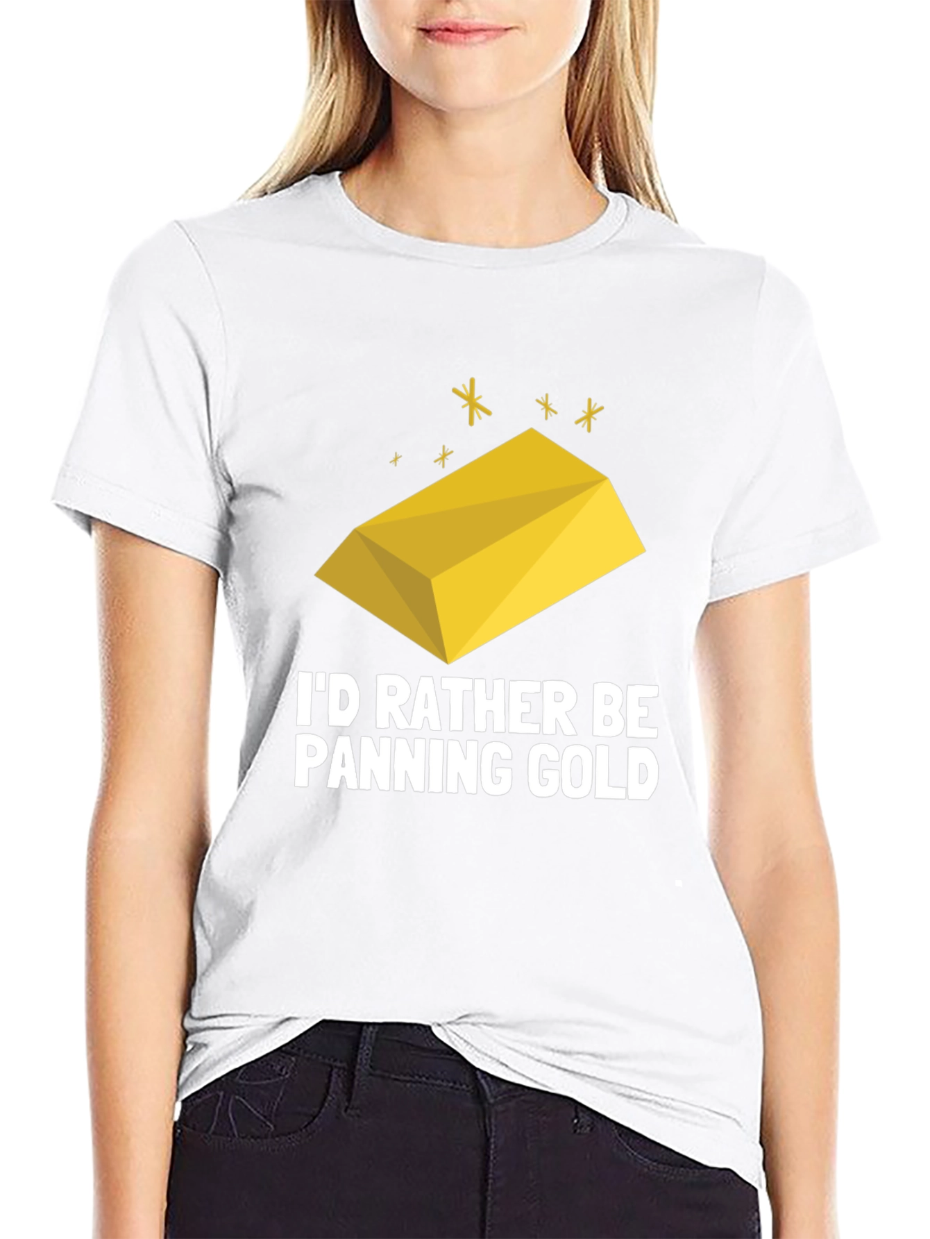Id Rather Be Panning Gold T-Shirt