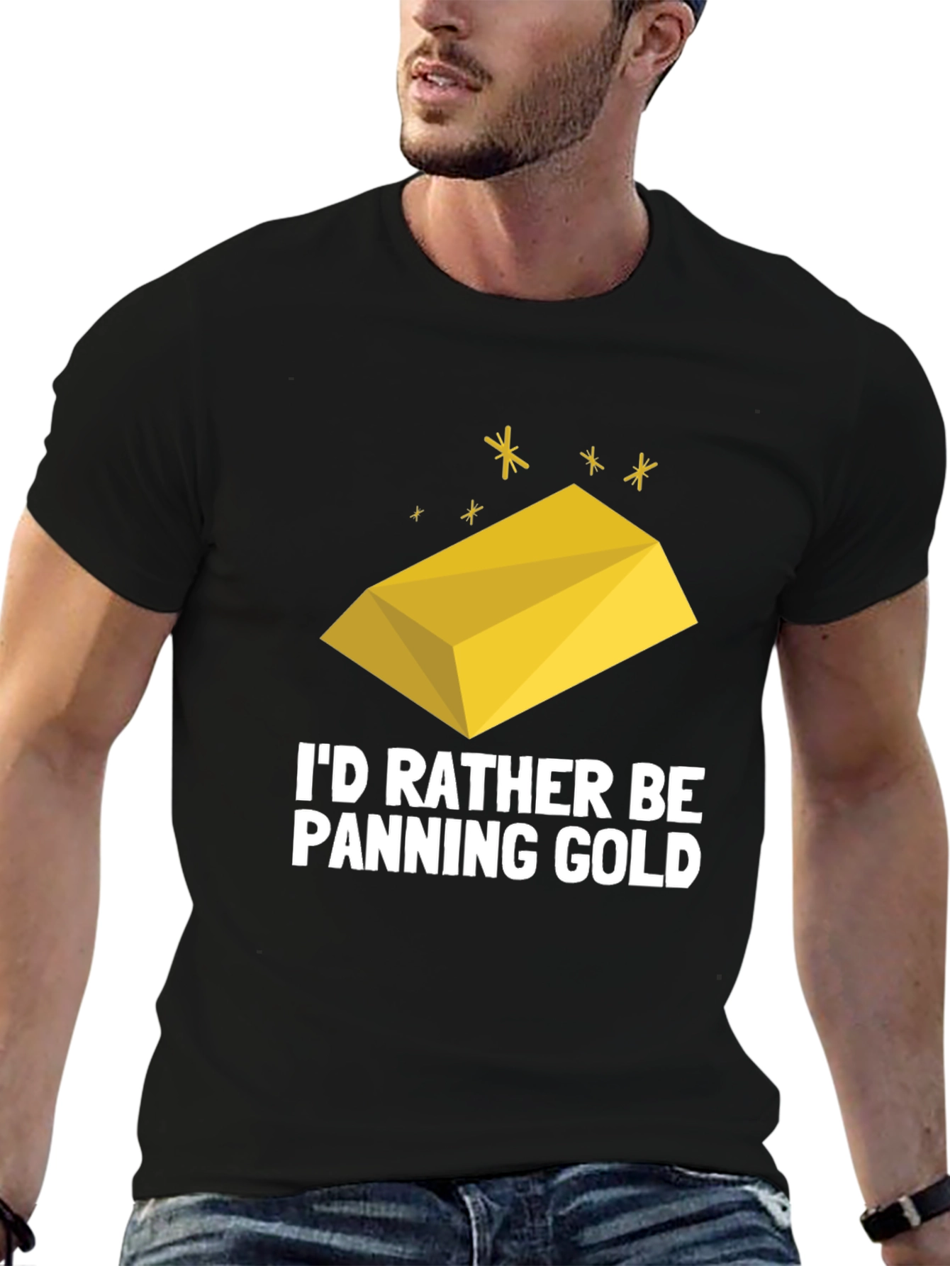 Id Rather Be Panning Gold T-Shirt