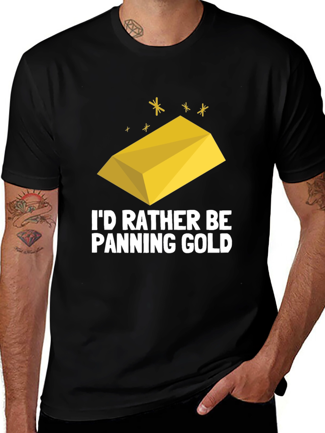 Id Rather Be Panning Gold T-Shirt