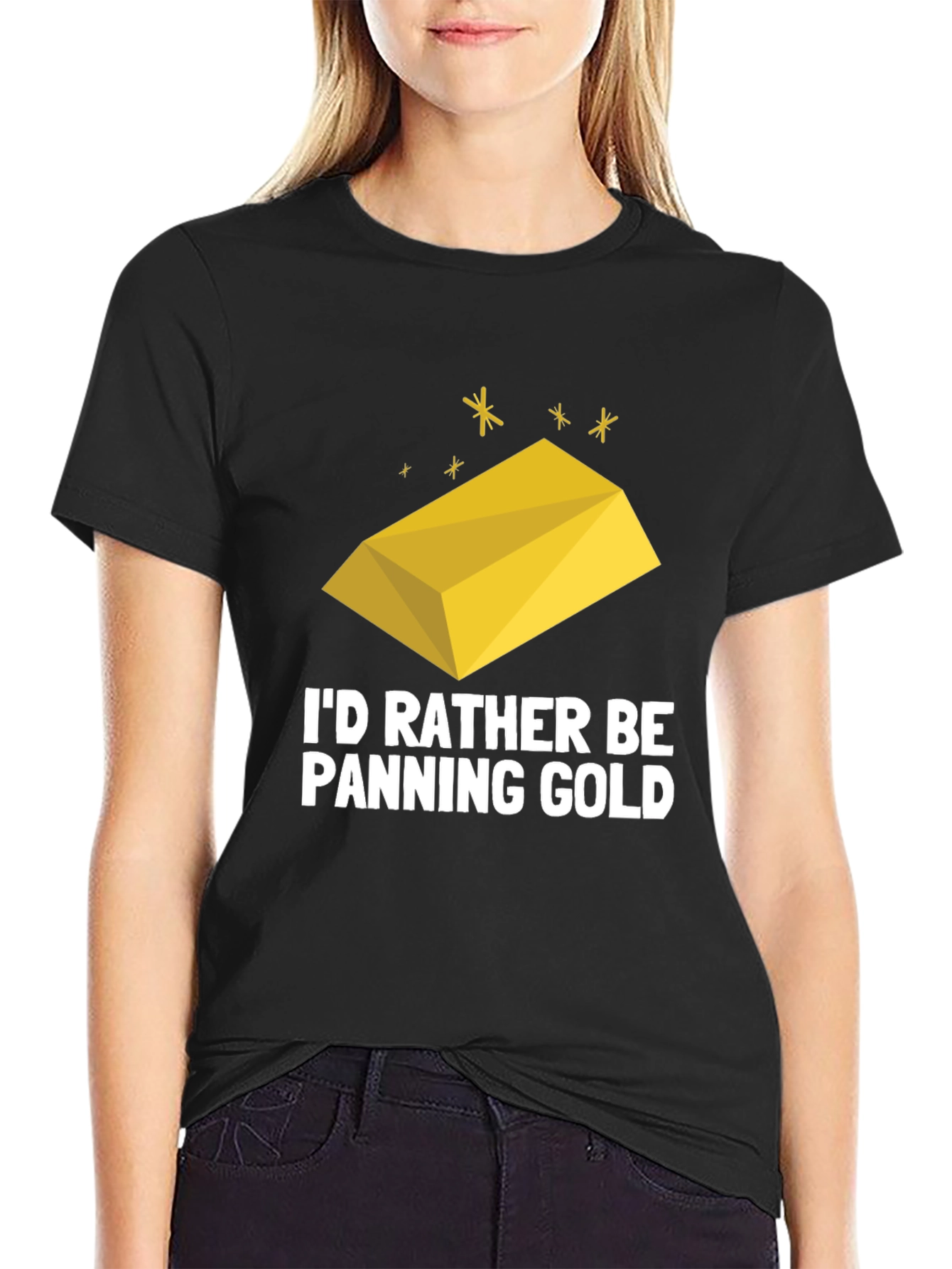 Id Rather Be Panning Gold T-Shirt