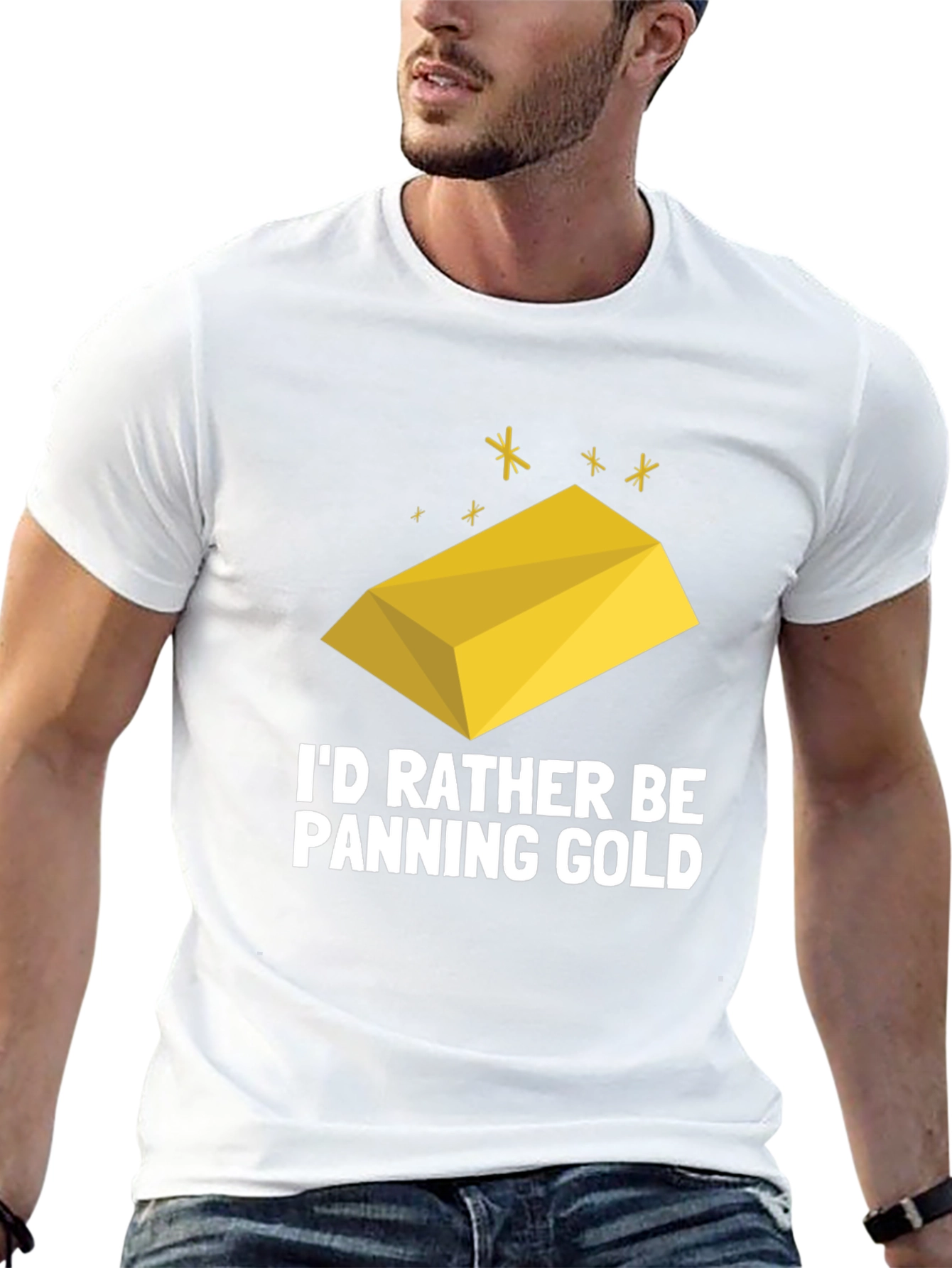 Id Rather Be Panning Gold T-Shirt