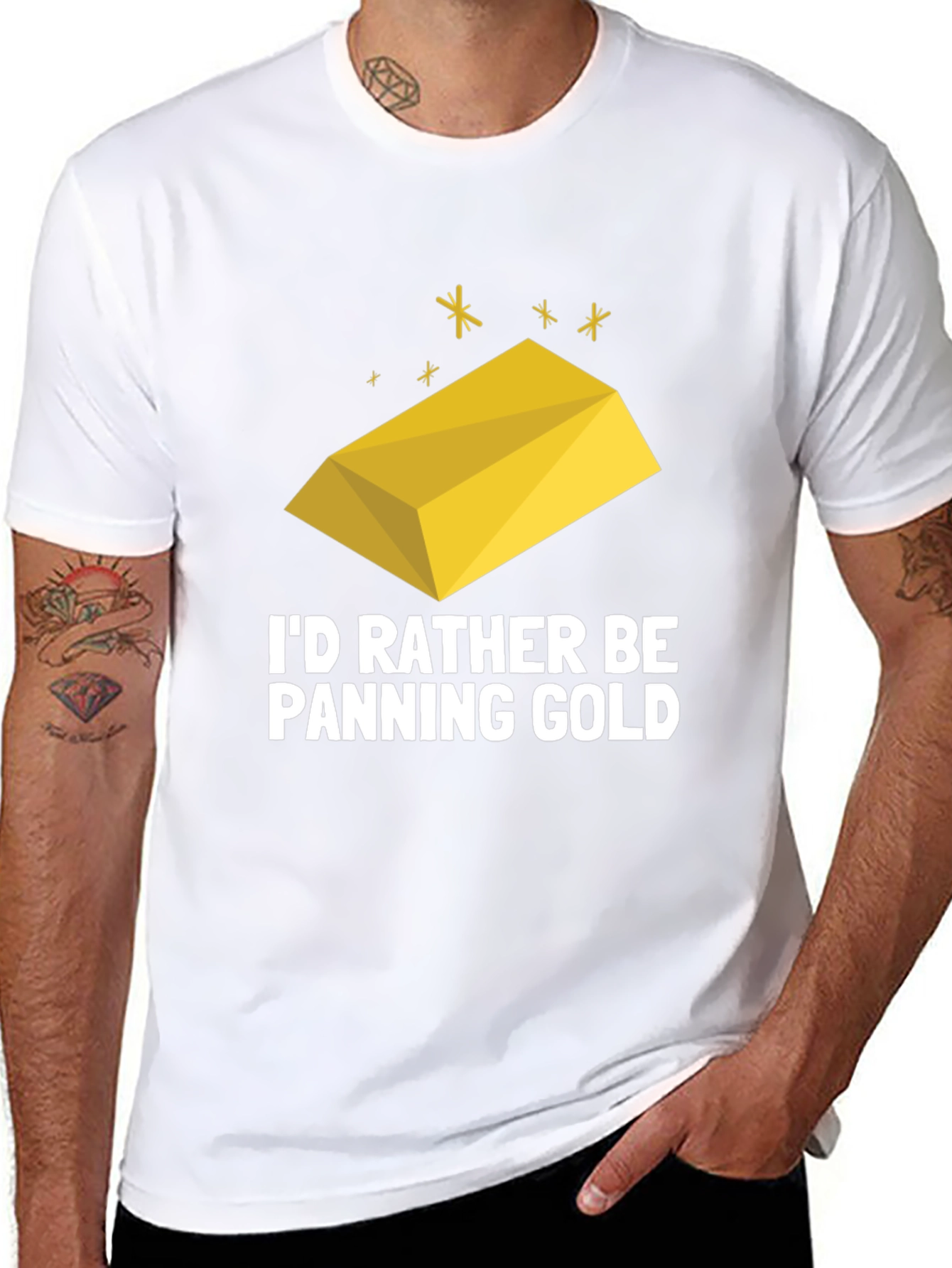 Id Rather Be Panning Gold T-Shirt